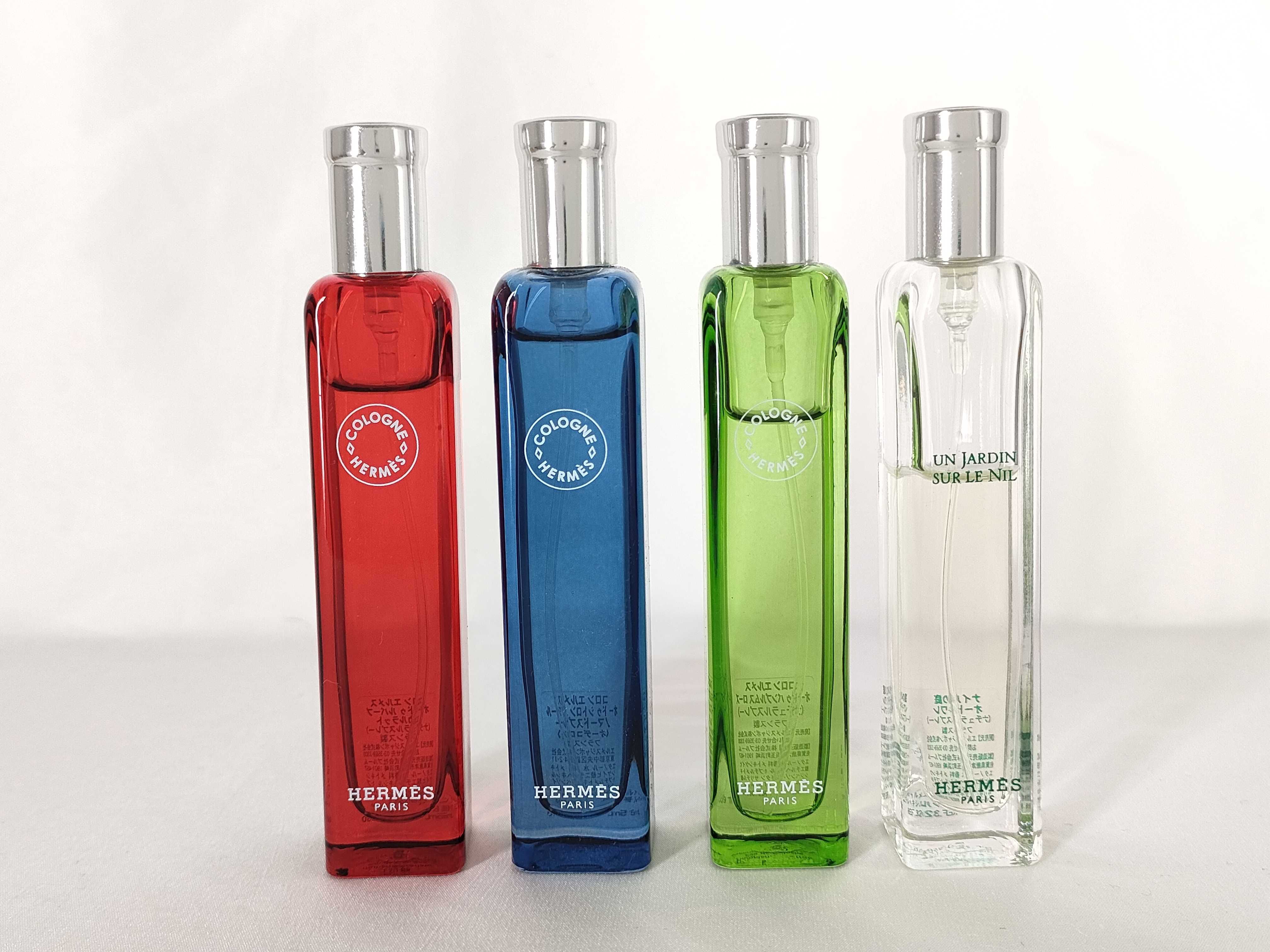 A Set of Hermès Collection Colognes Travel Fragrance Sprays