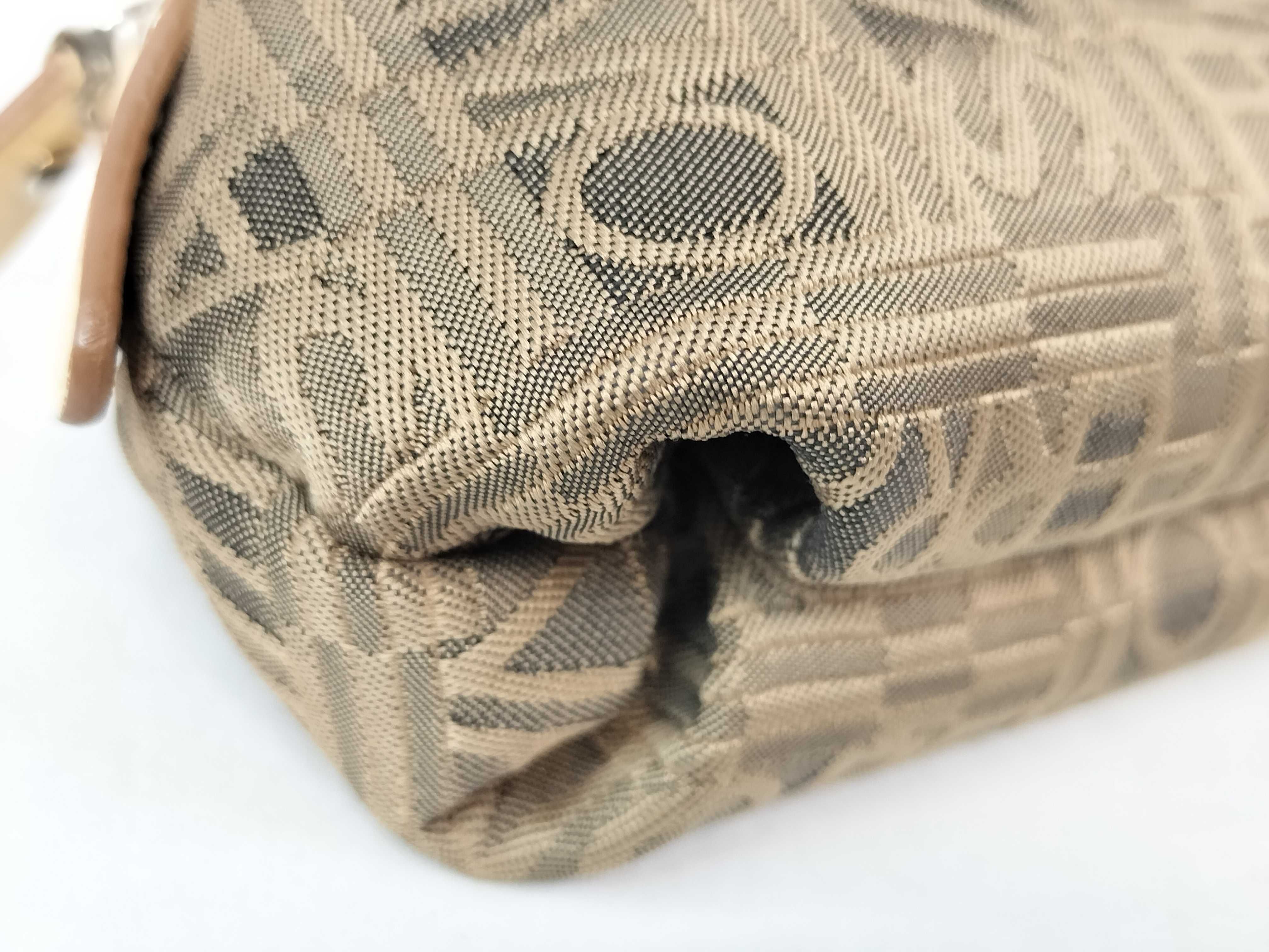 Salvatore Ferragamo Monogram Jacquard Cosmetic Pouch with Original Box