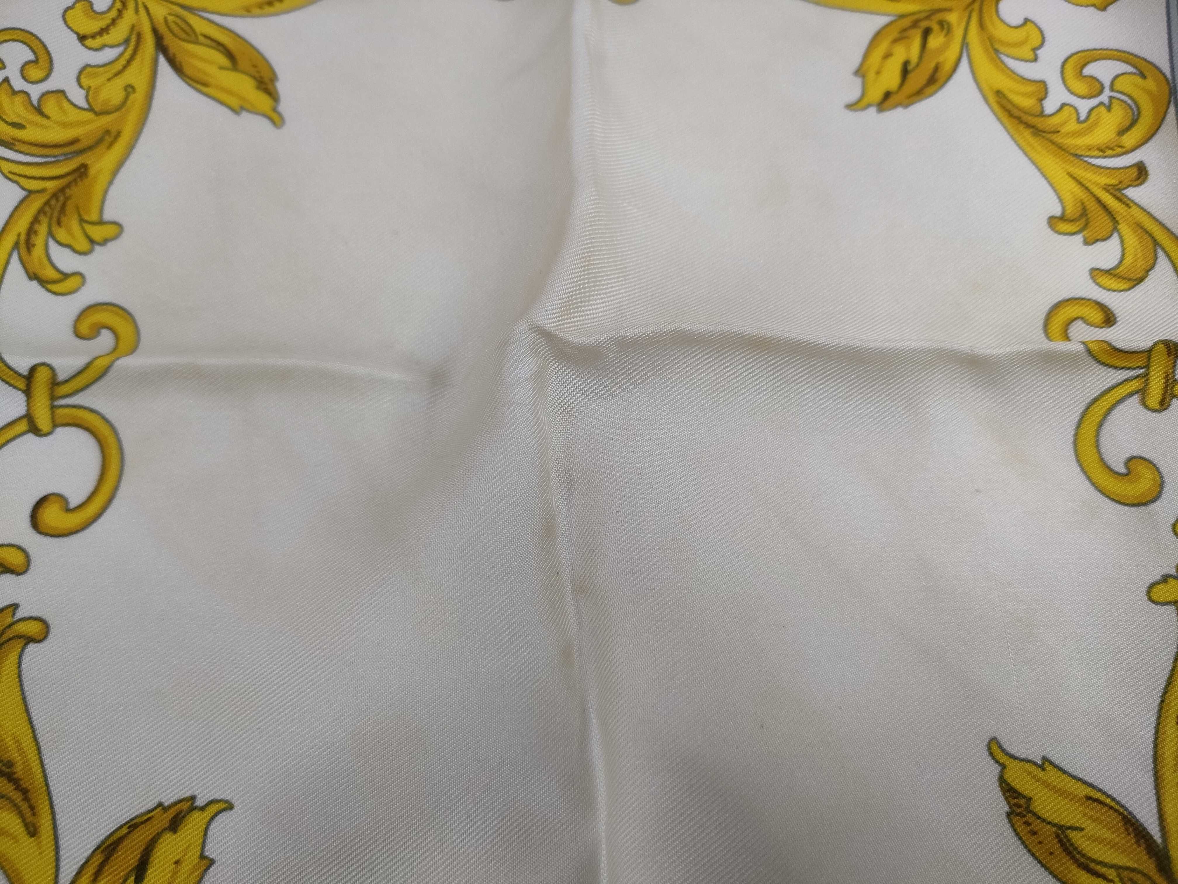 Celine Paris Silk Carriage Motif Scarf