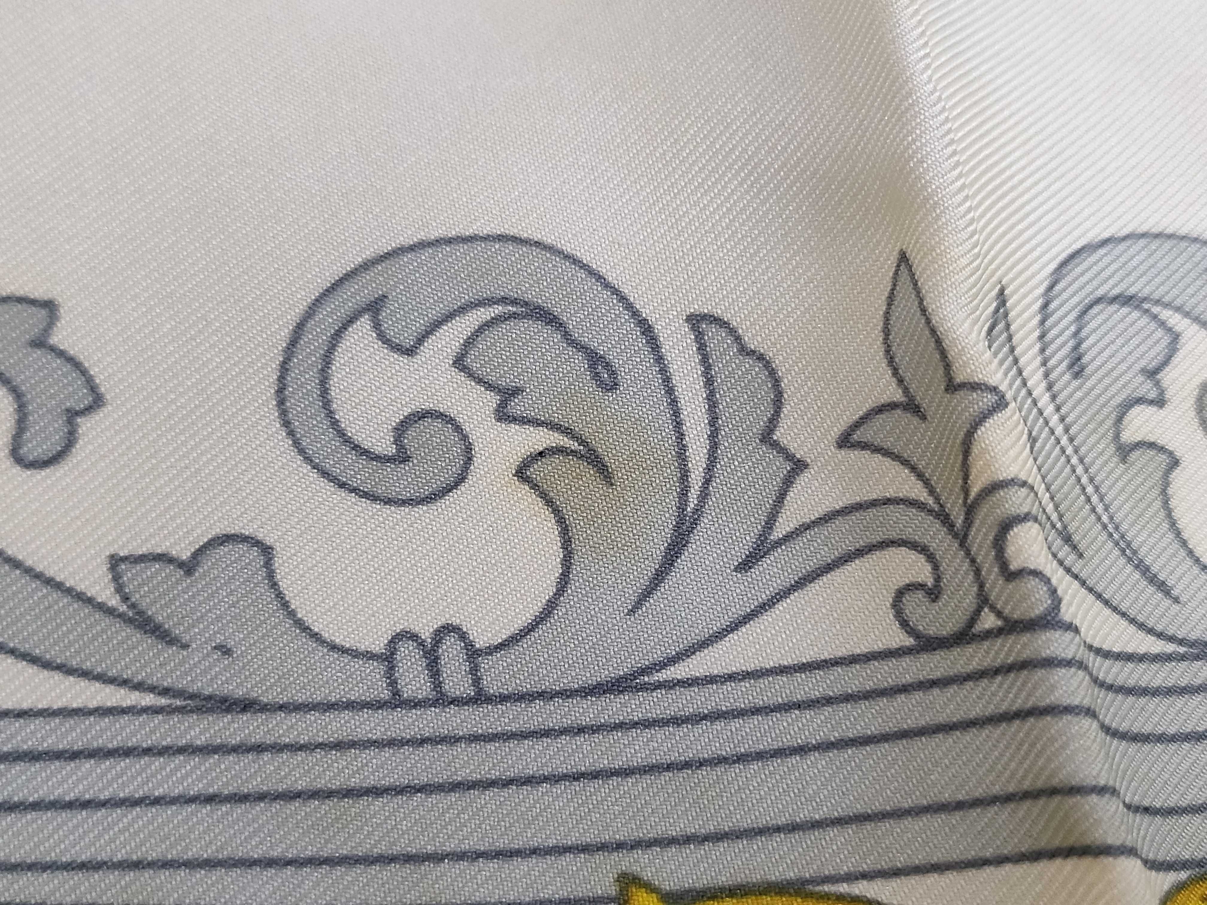 Celine Paris Silk Carriage Motif Scarf