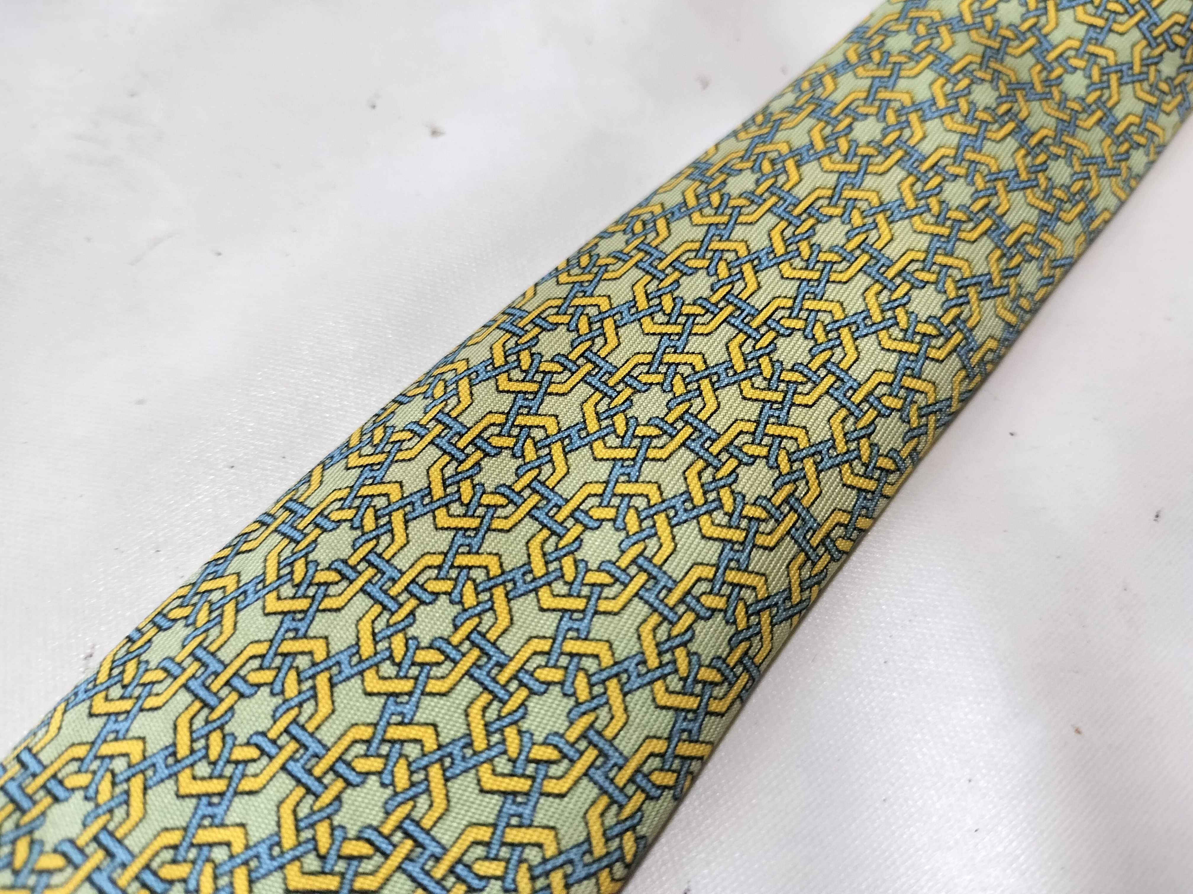 Two Hermès Silk Neckties