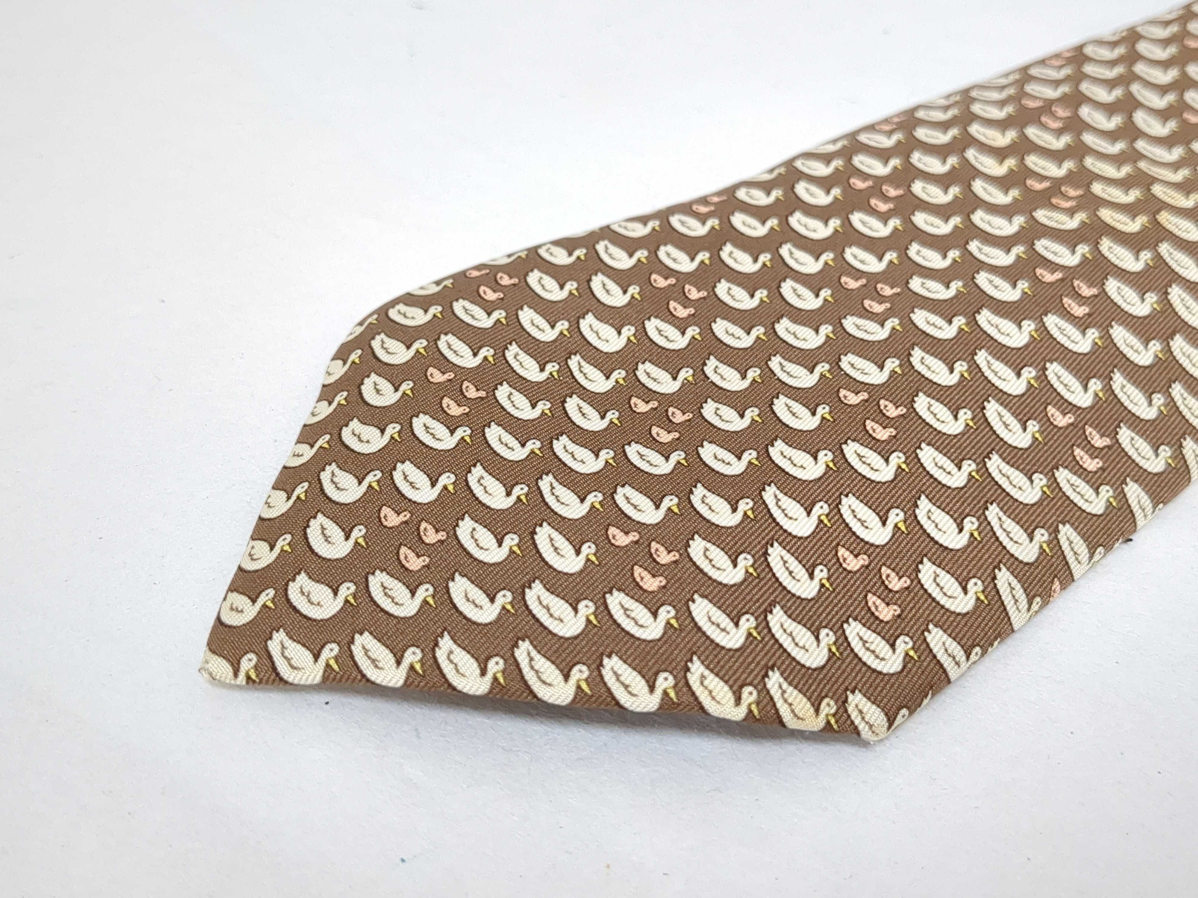 Two Hermes Paris Silk Neckties