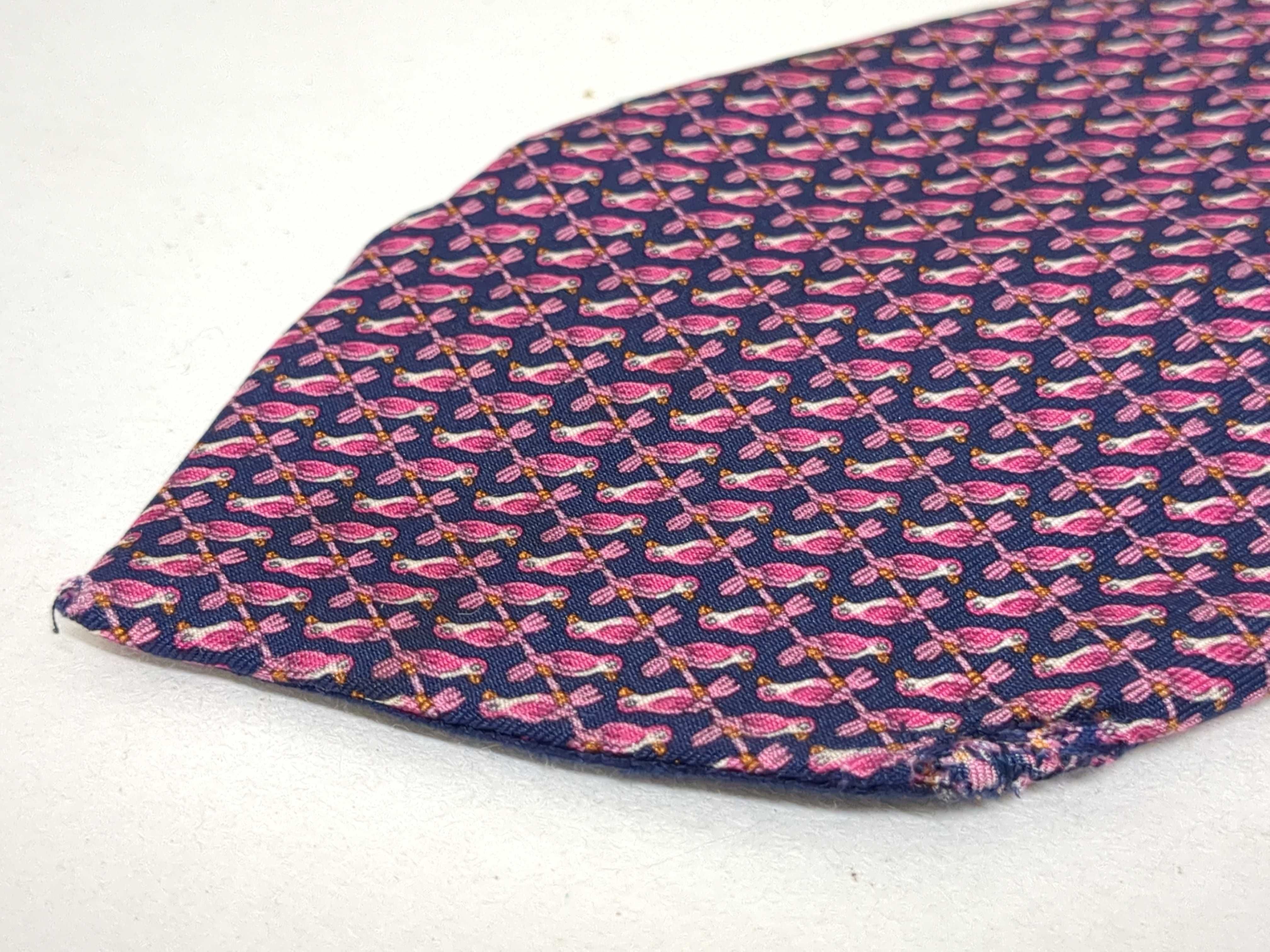 Two Silk Designer Neckties including Hermès Paris