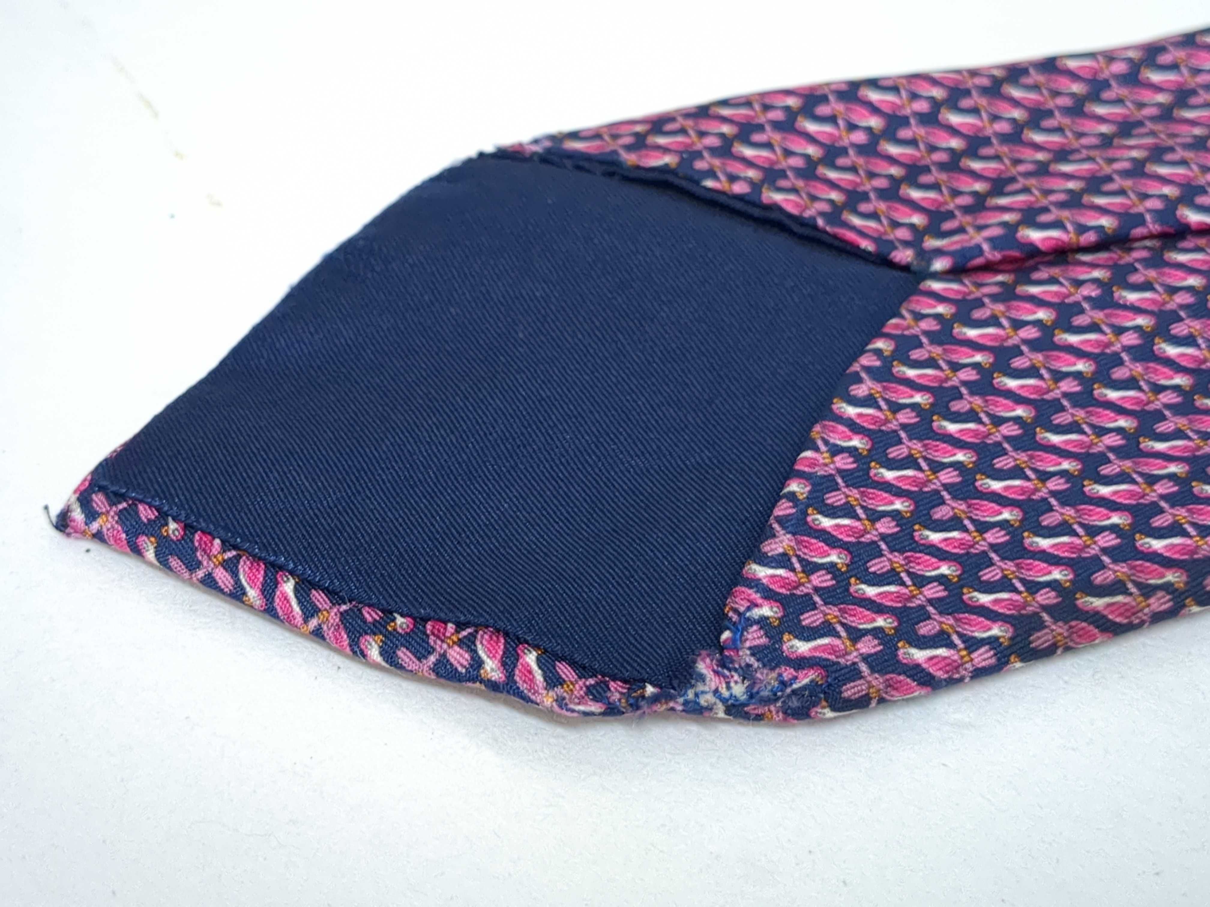Two Silk Designer Neckties including Hermès Paris