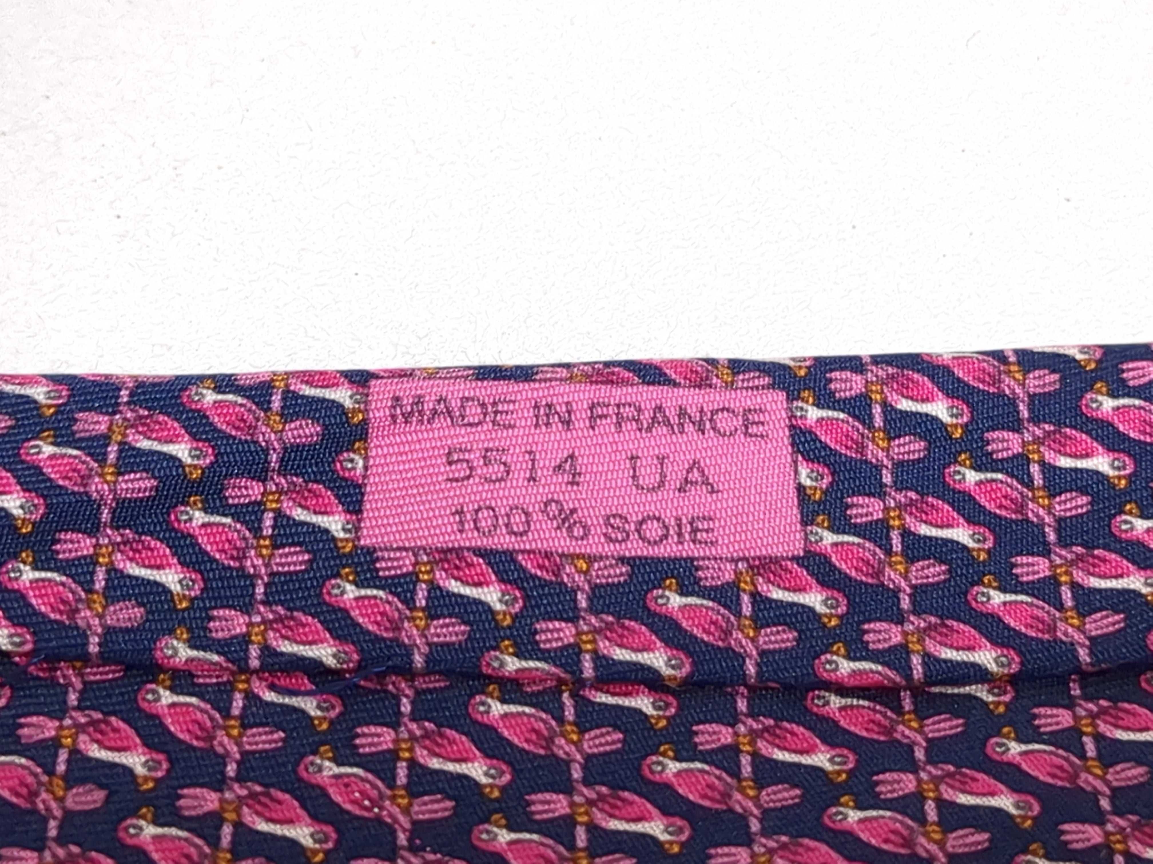 Two Silk Designer Neckties including Hermès Paris