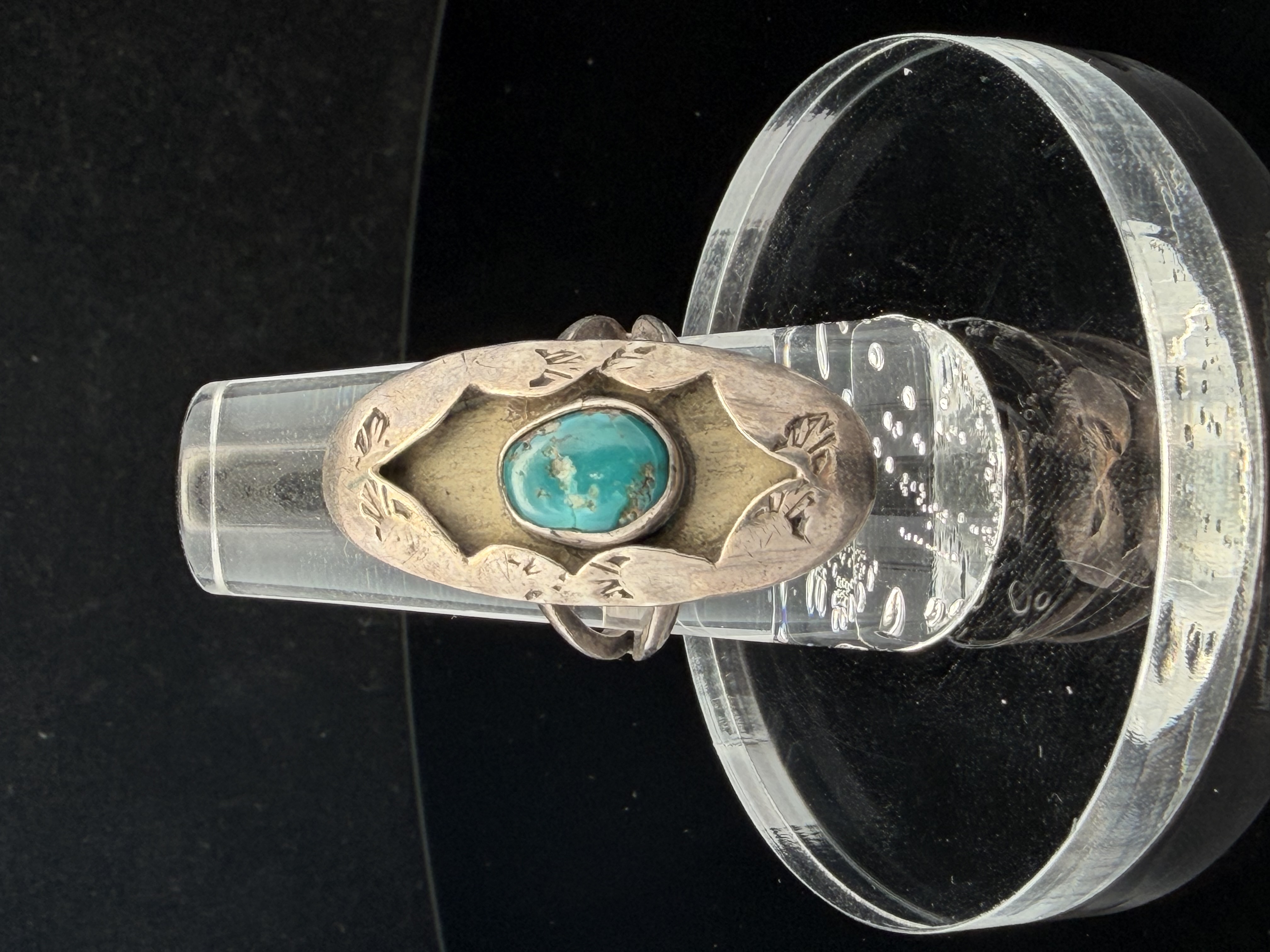 Native American Sterling Silver Turquoise Ring