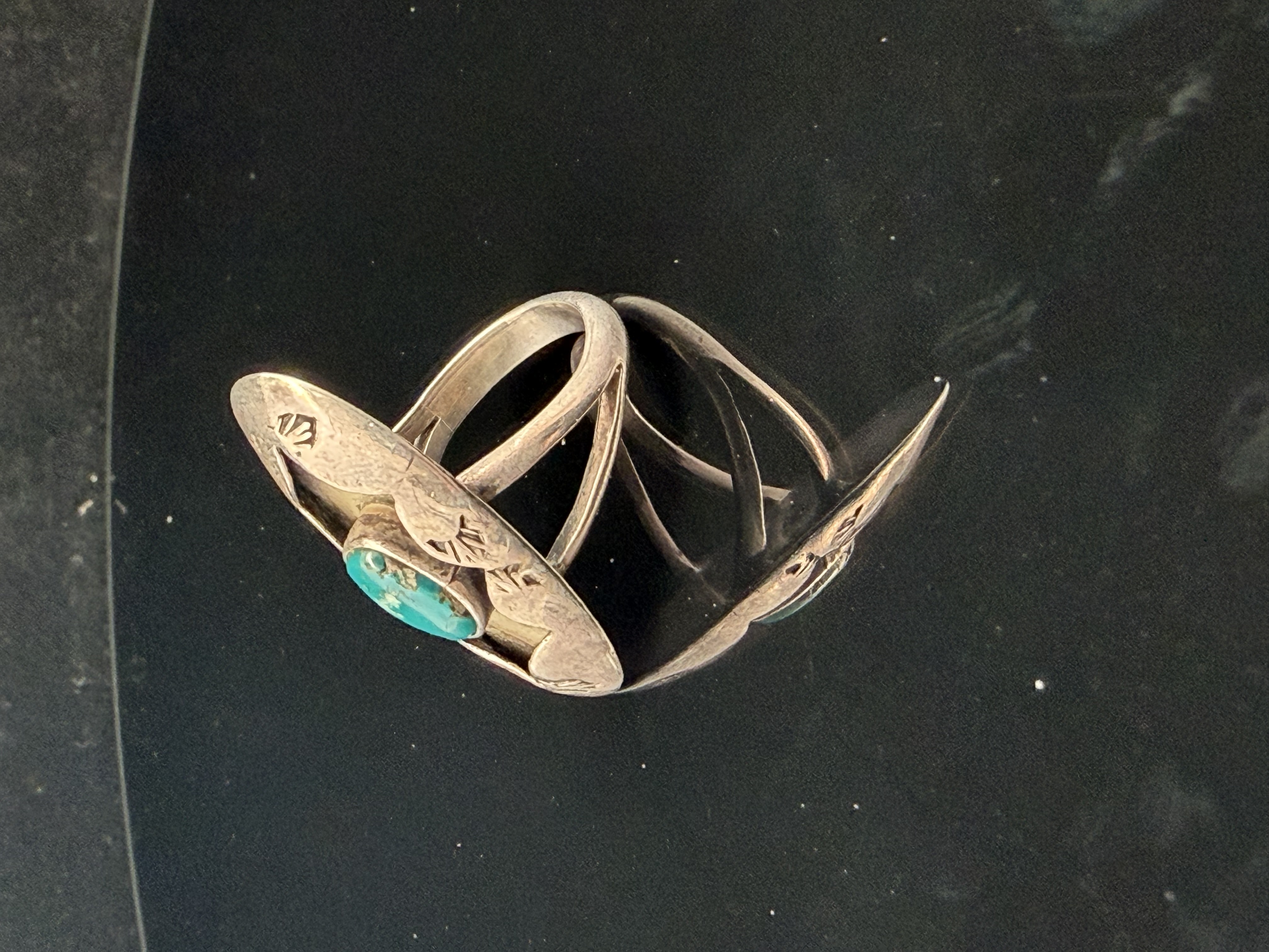 Native American Sterling Silver Turquoise Ring
