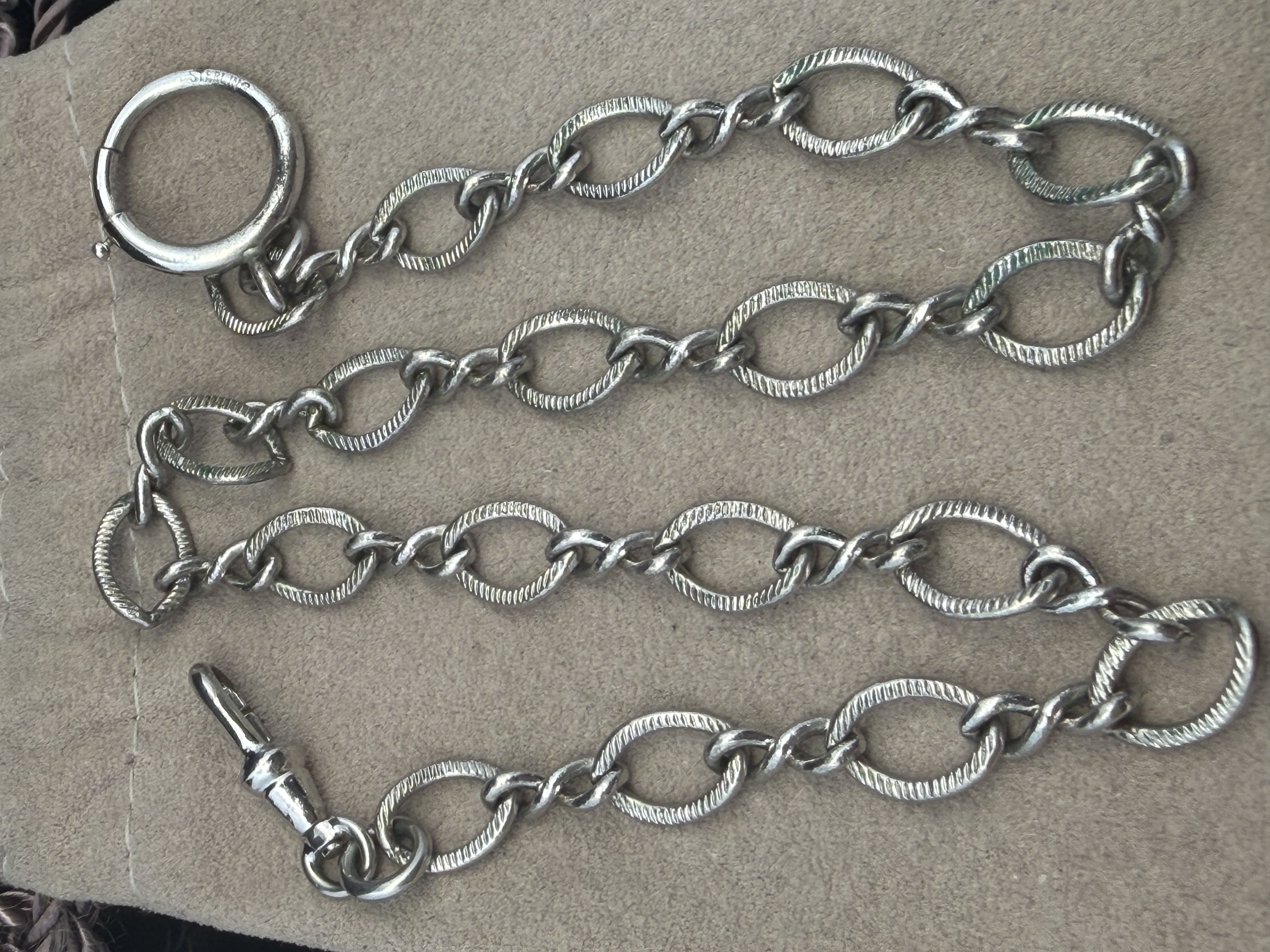 Sterling Silver Pocket Watch Chain