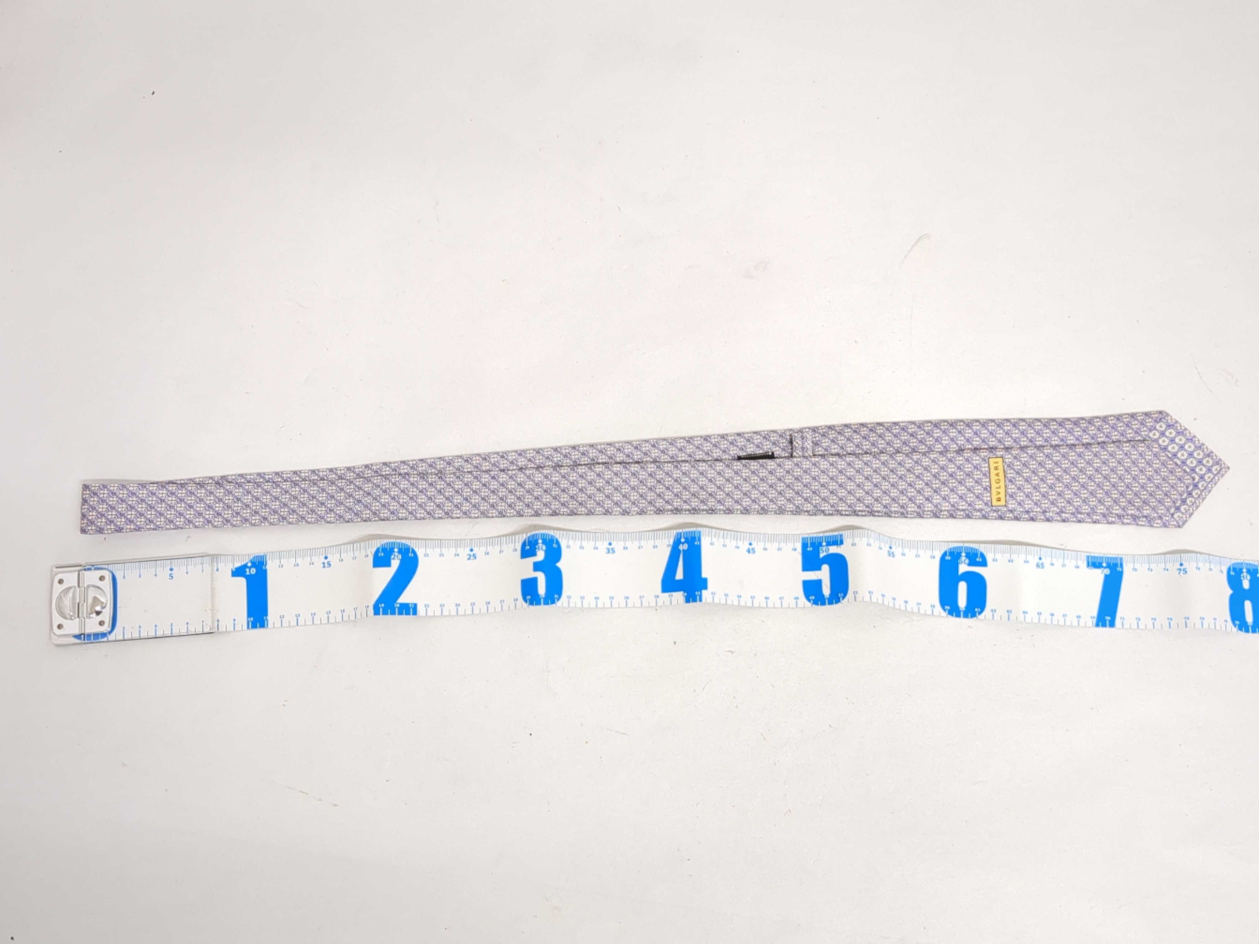 A Pair of Designer Silk Neckties Including One by Bvlgari