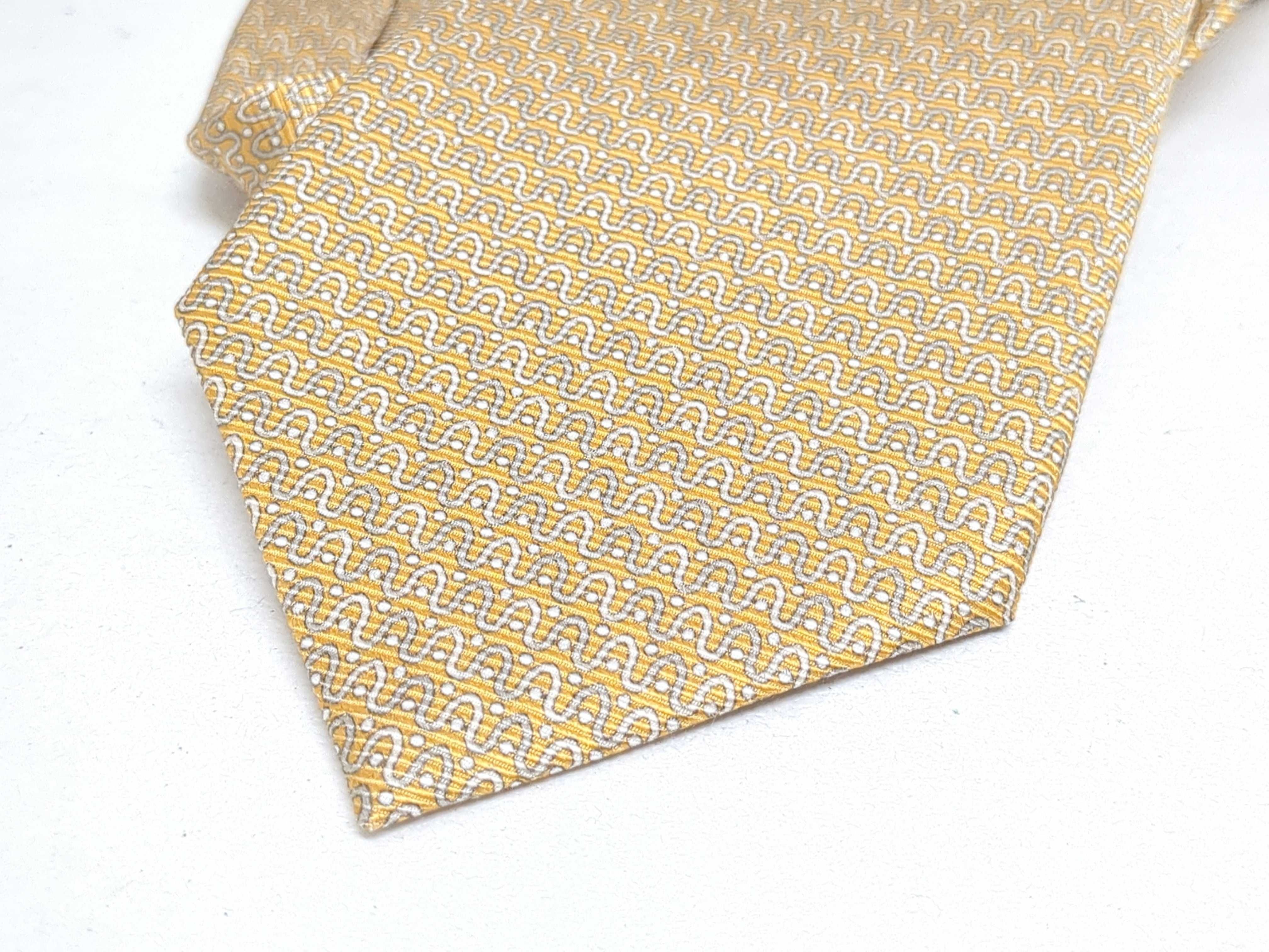 A Pair of Designer Silk Neckties Including One by Bvlgari