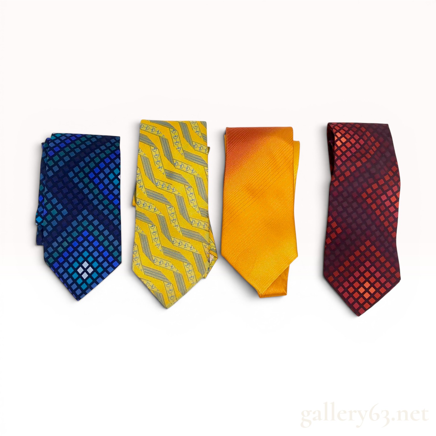 A Group of Gucci Silk Neckties