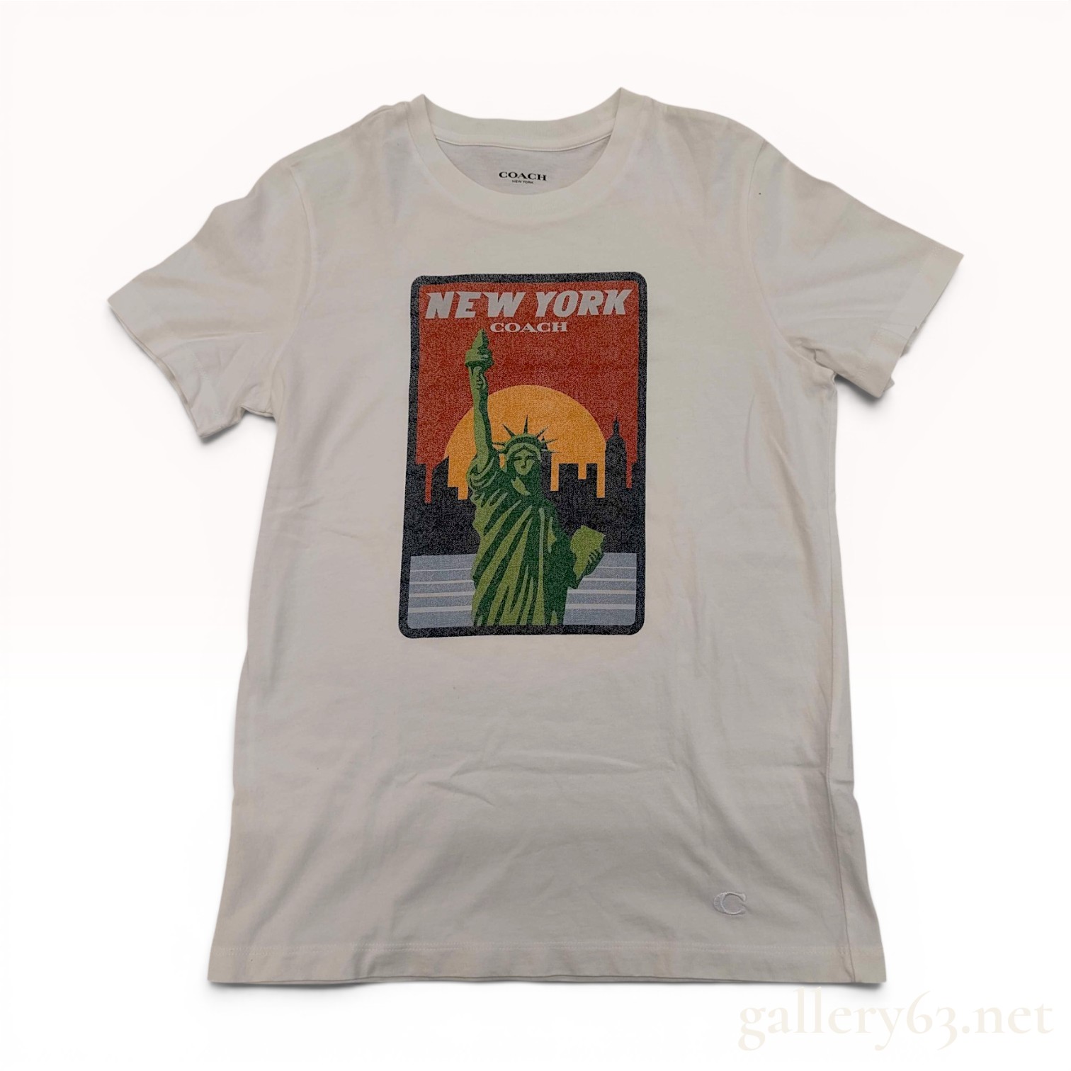 Coach New York Statue of Liberty Graphic Cotton T-Shirt