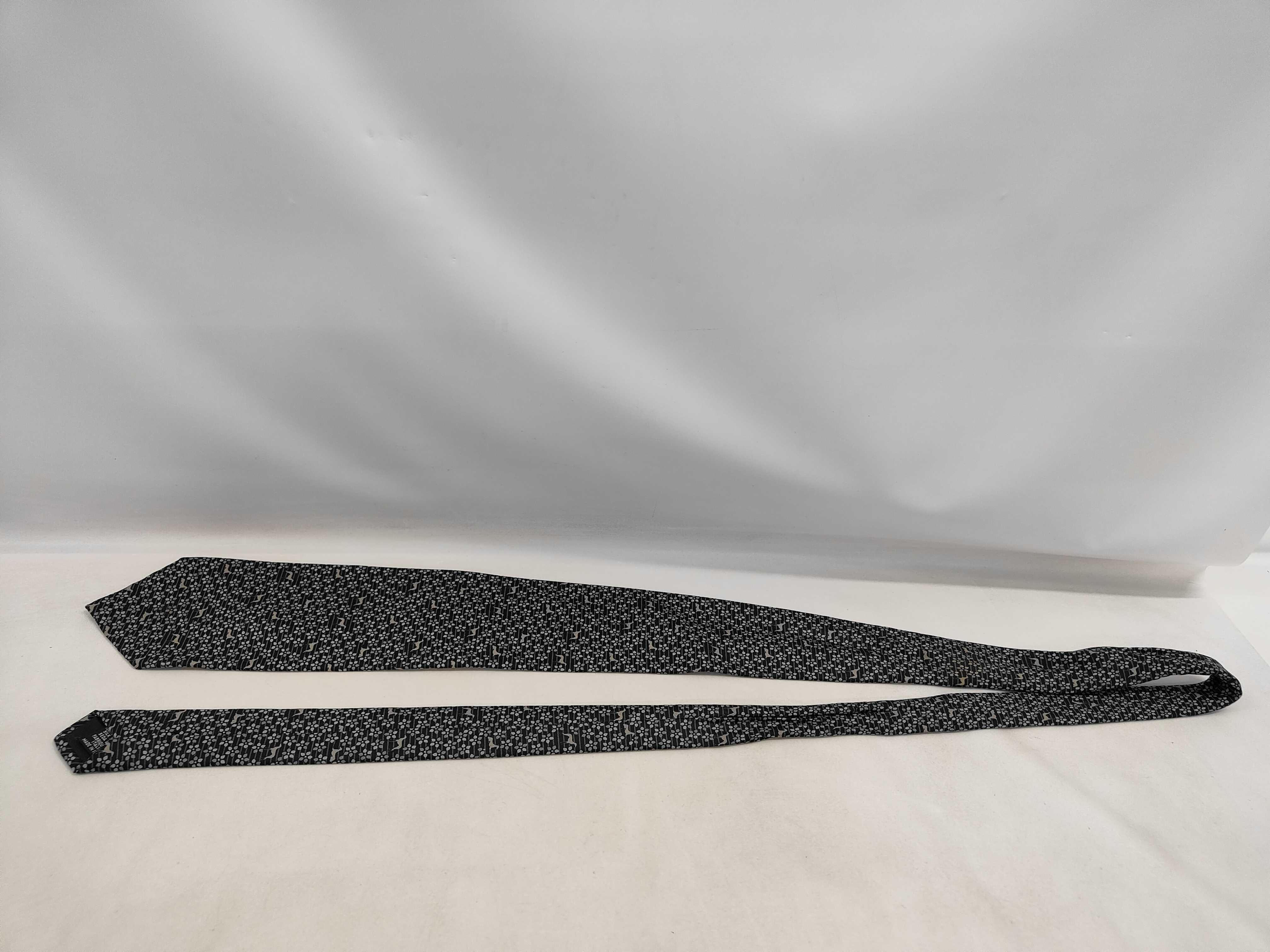 A Collection of Italian Designer Silk Neckties including Fendi, Salvatore Ferragamo, Trussardi, and Hunting World