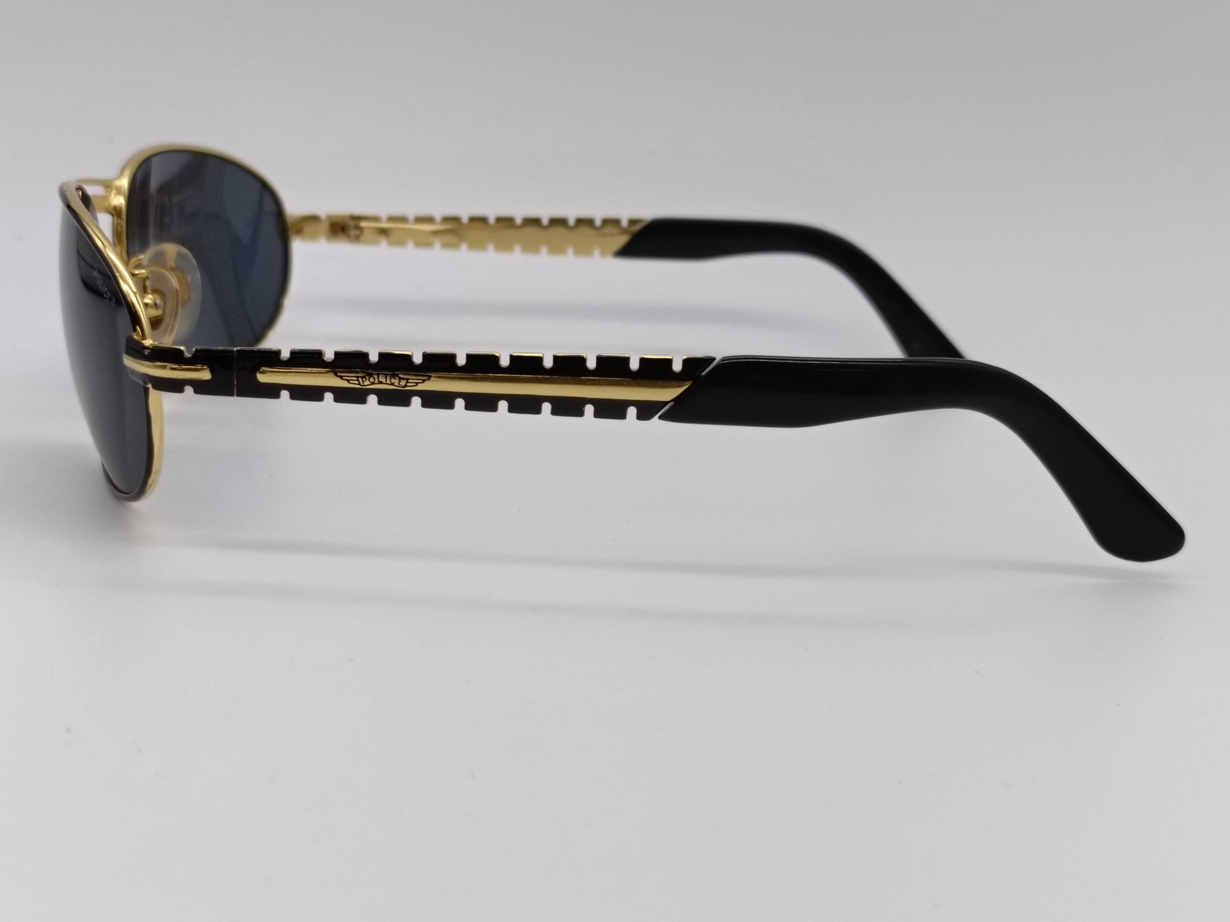 Police Model 2281 Color 101 Gold Toned Oval Sunglasses