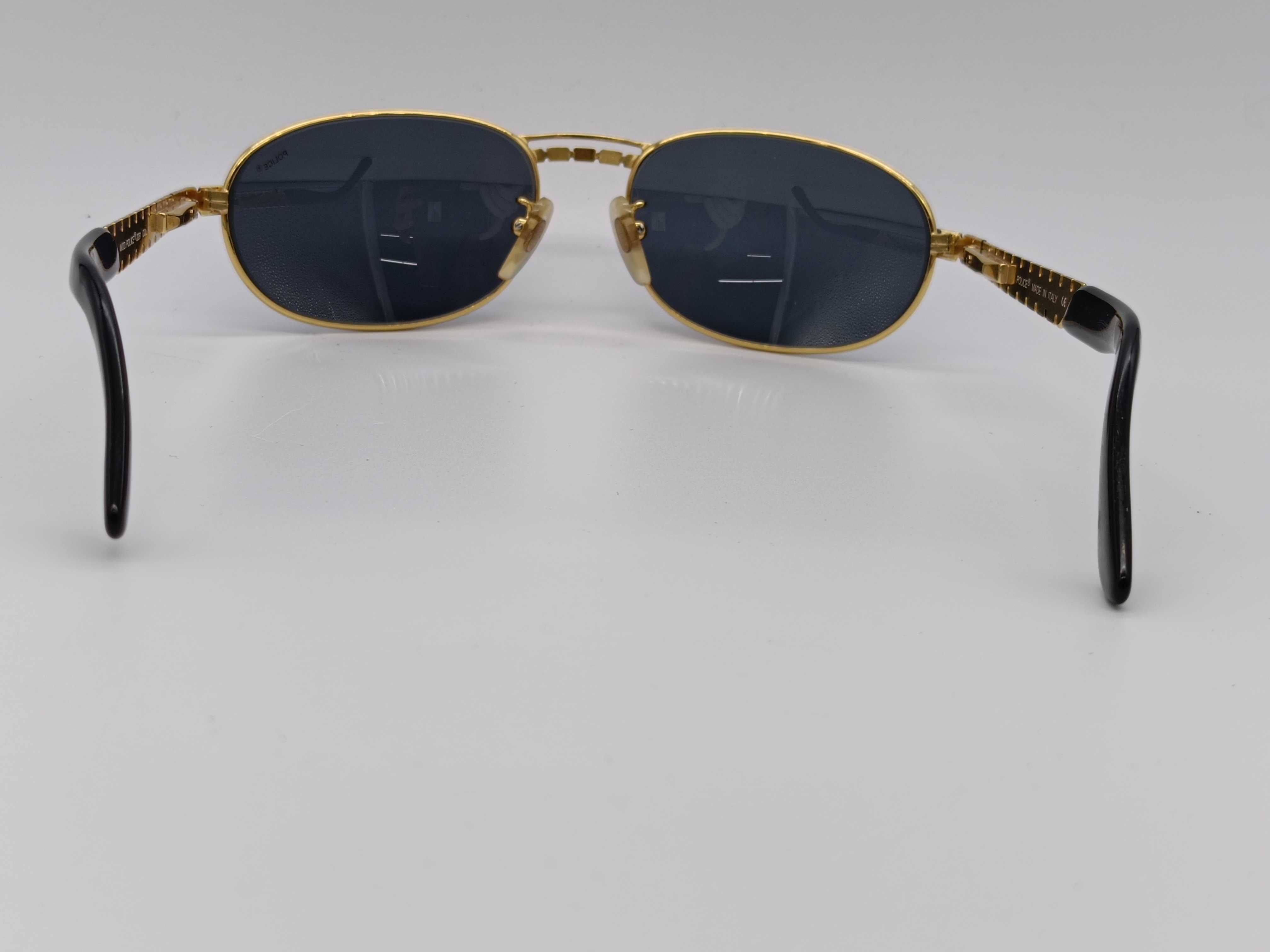 Police Model 2281 Color 101 Gold Toned Oval Sunglasses