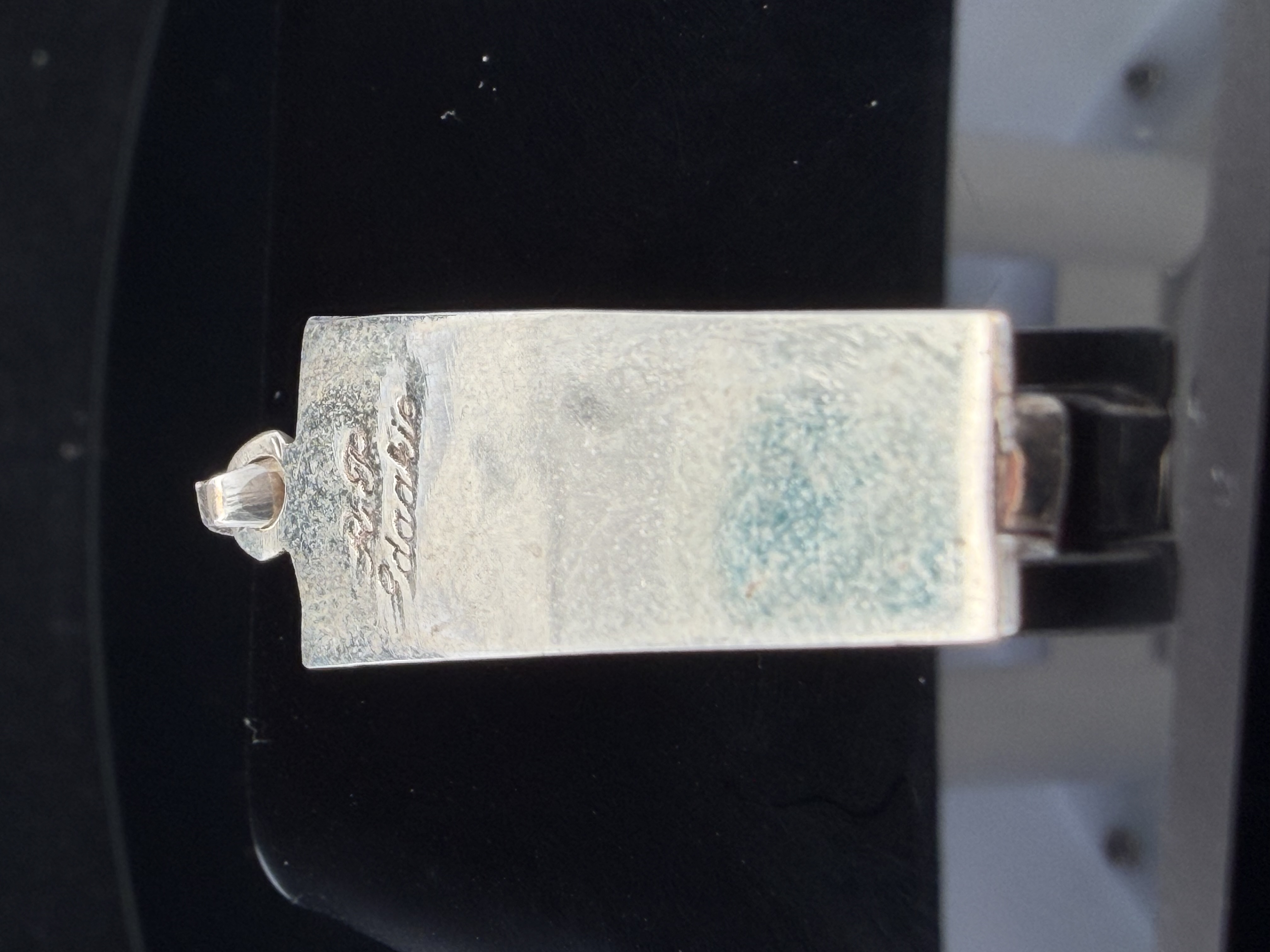 Signed Native American Sterling Silver Pendant