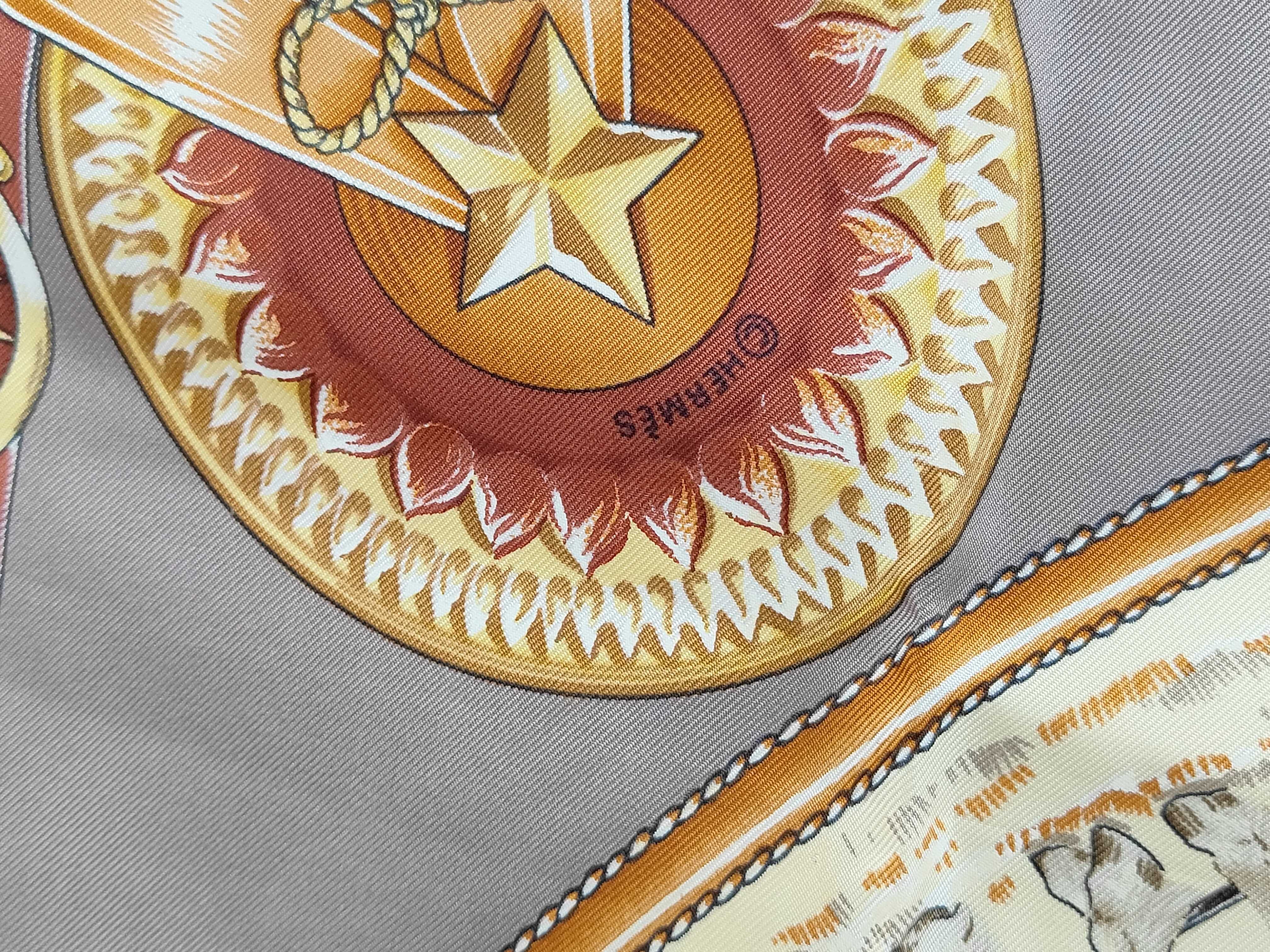 Hermes Paris Chevaux de Trait Silk Scarf