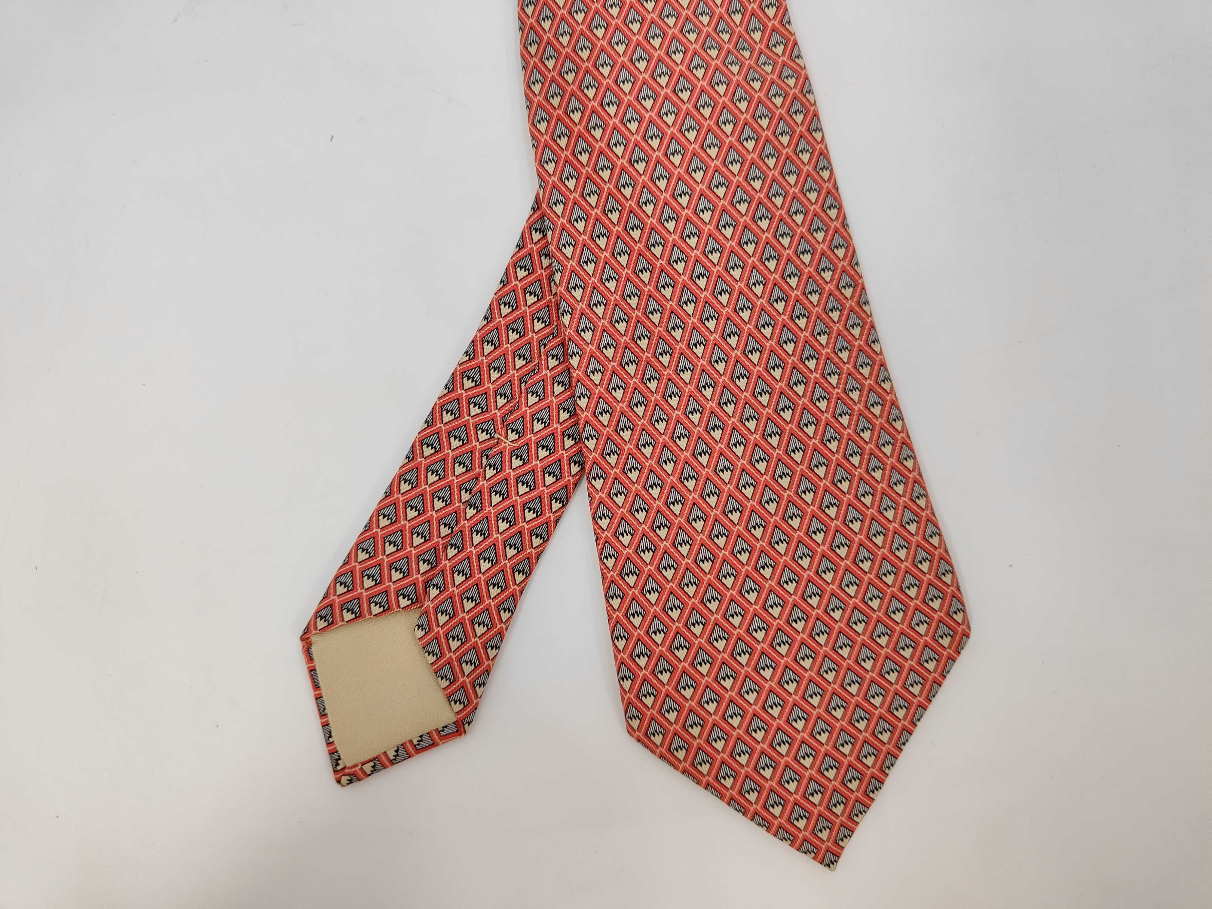 A Lot of Five Designer Silk Neckties, Including Hermes