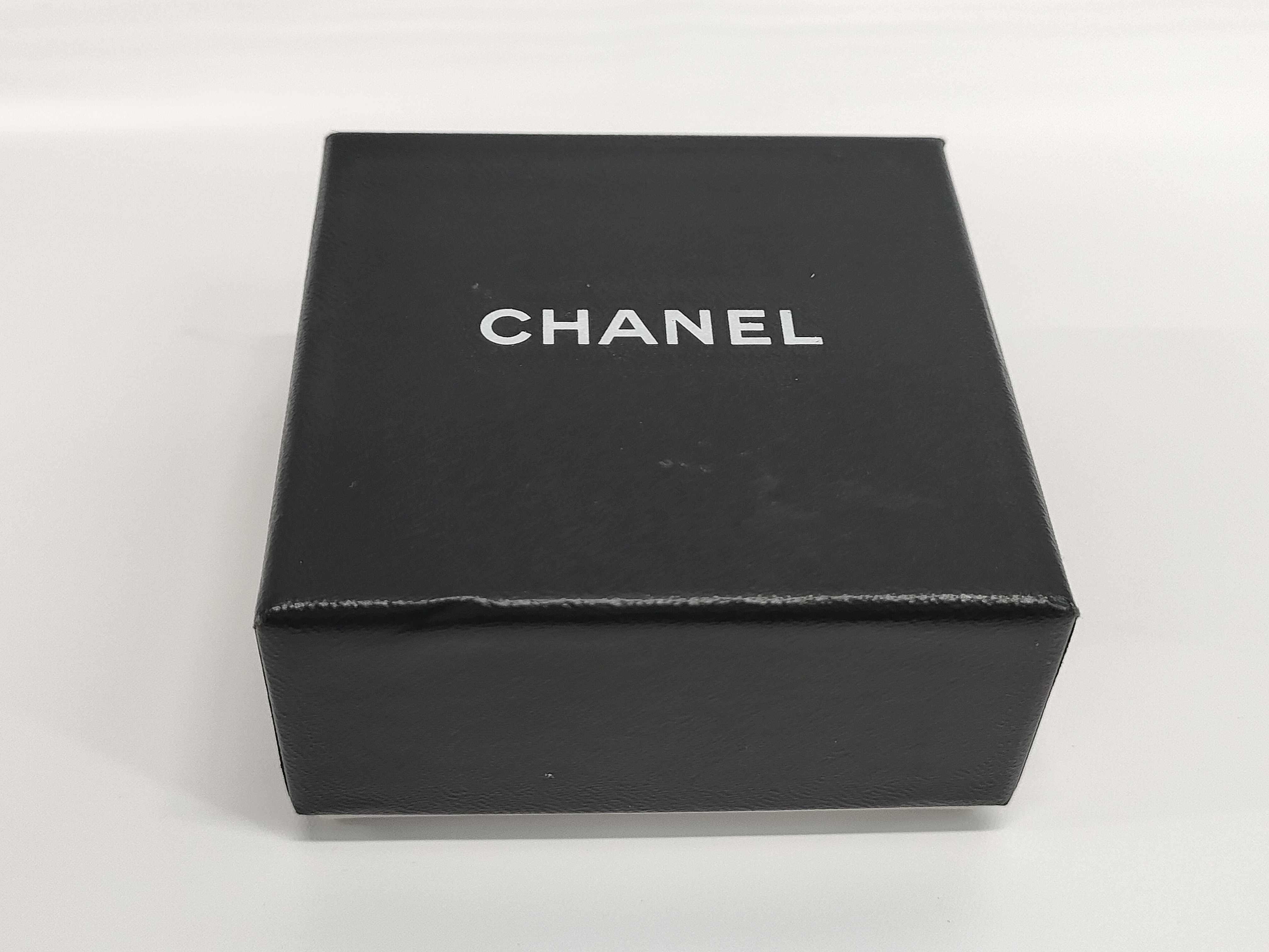 A Pair of Chanel Autumn 2005 Crystal and Faux Pearl CC Logo Drop Earrings