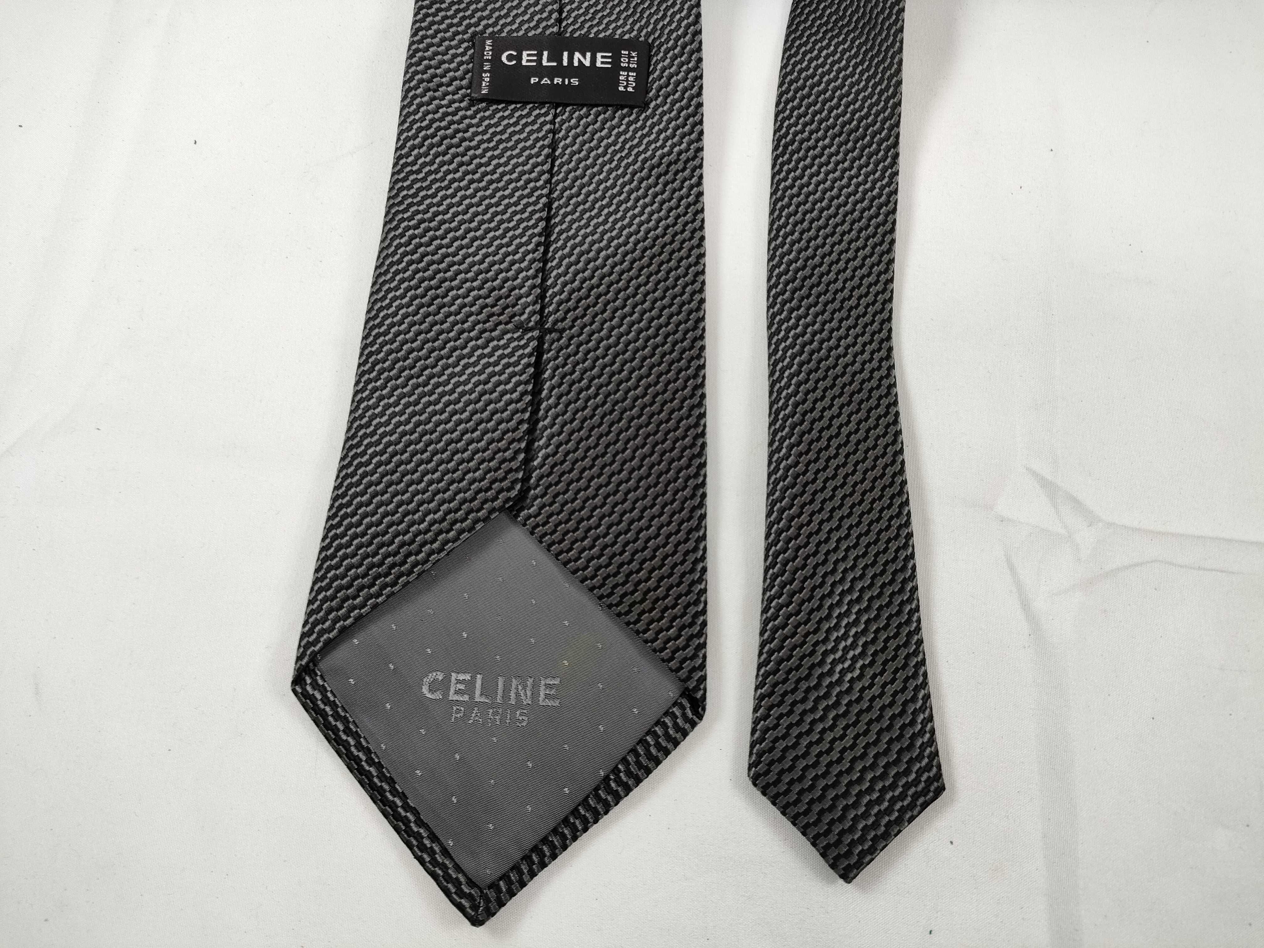 Two Celine Paris Silk Neckties