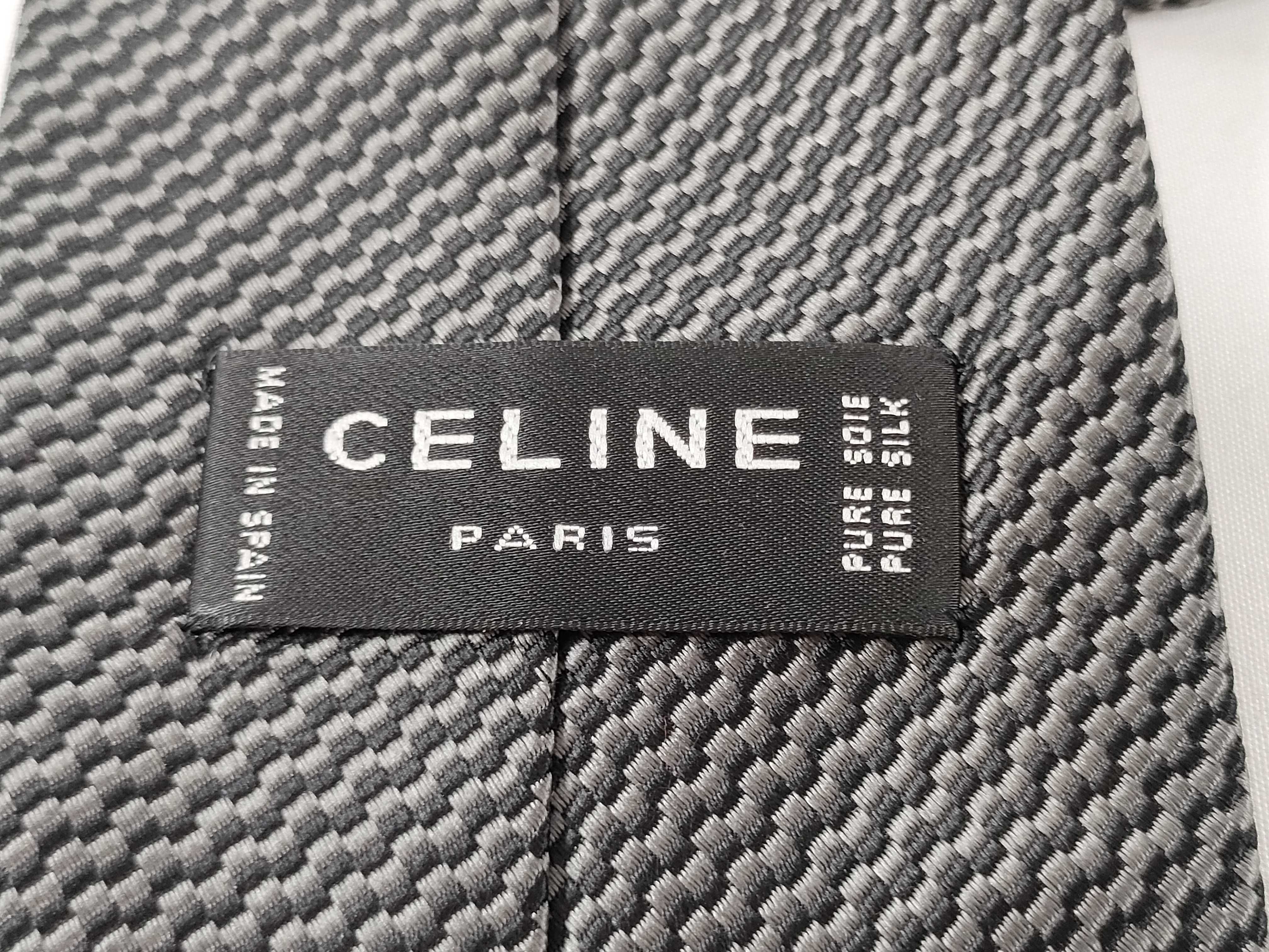 Two Celine Paris Silk Neckties