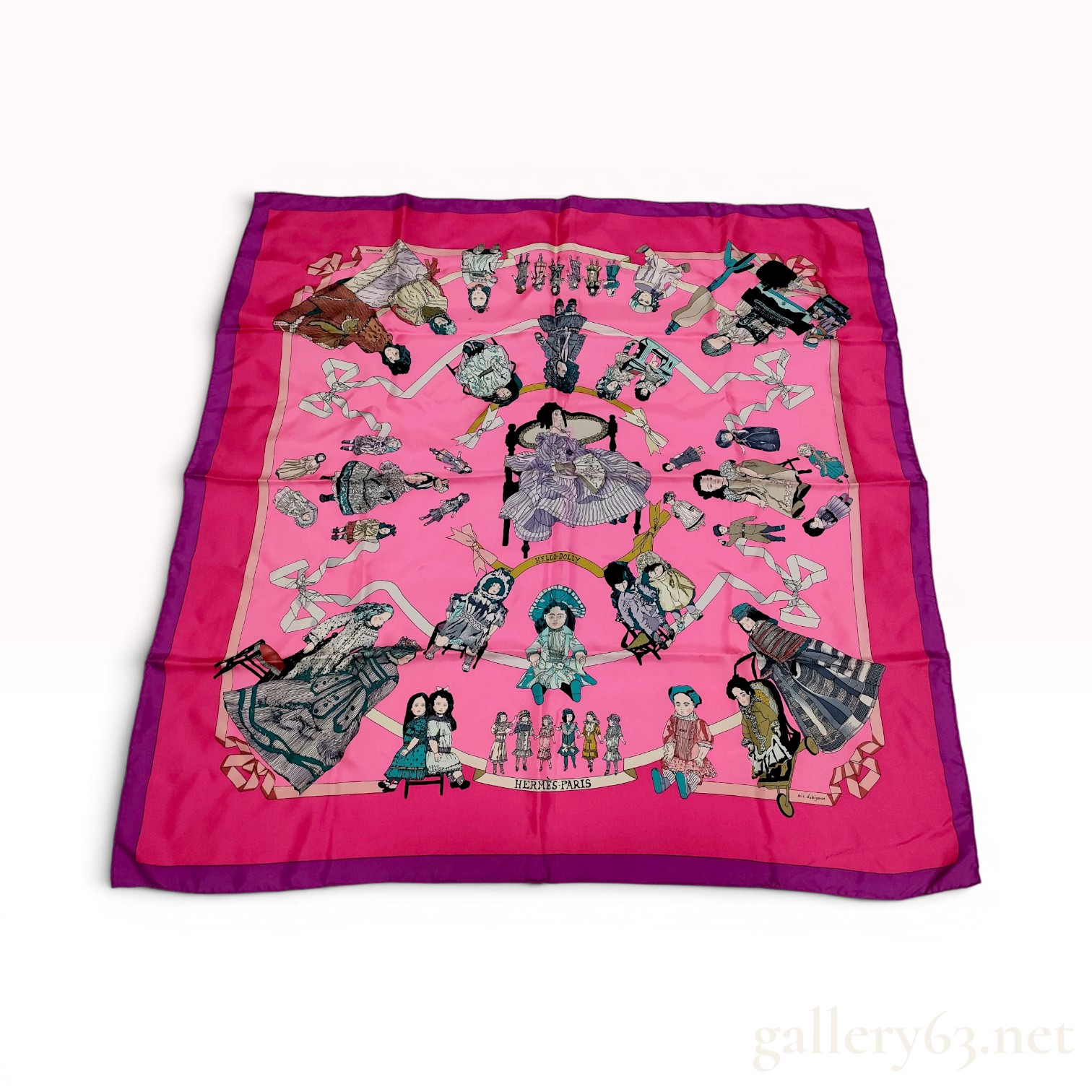Hermes Hello Dolly Silk Scarf