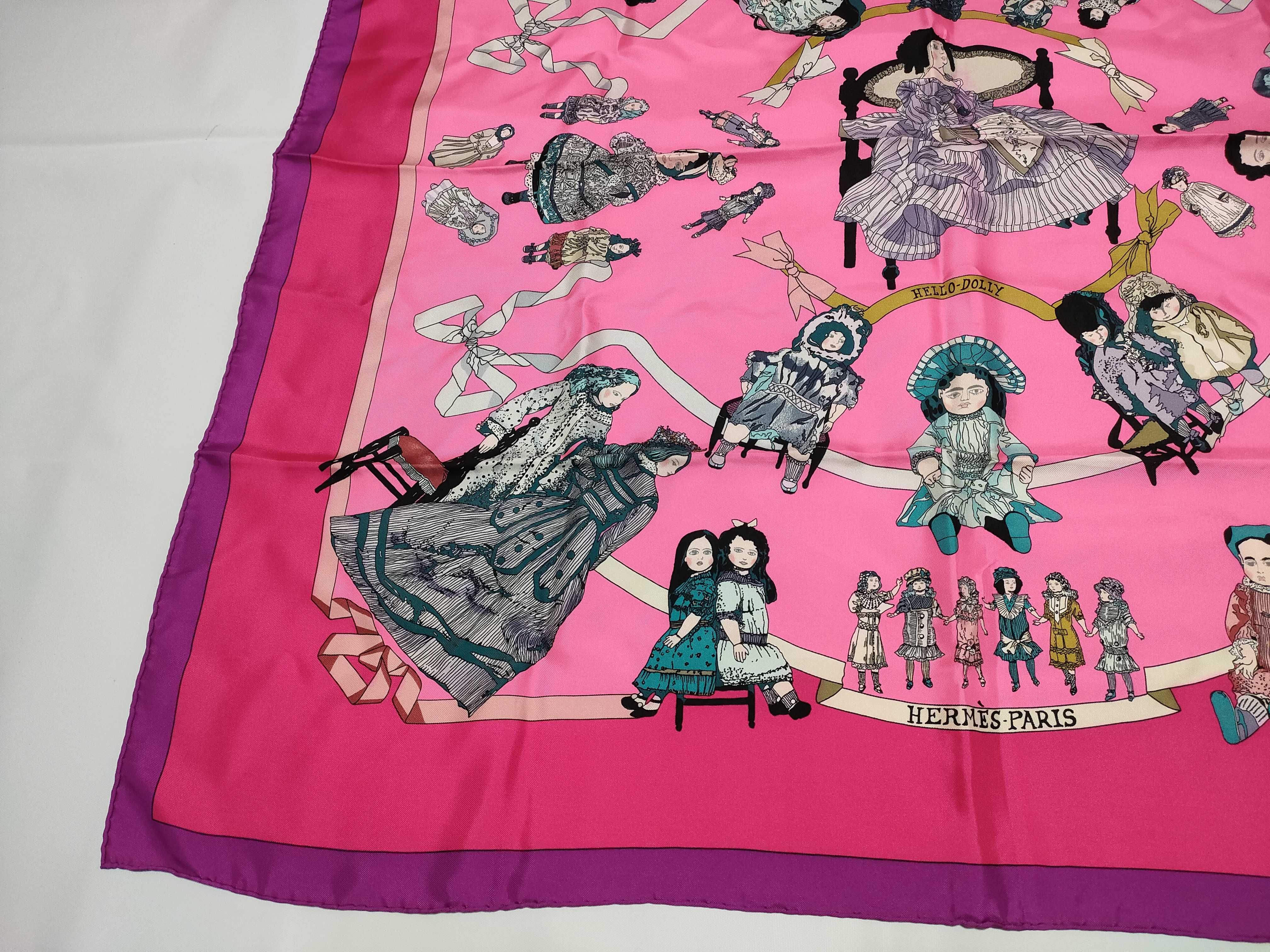 Hermes Hello Dolly Silk Scarf