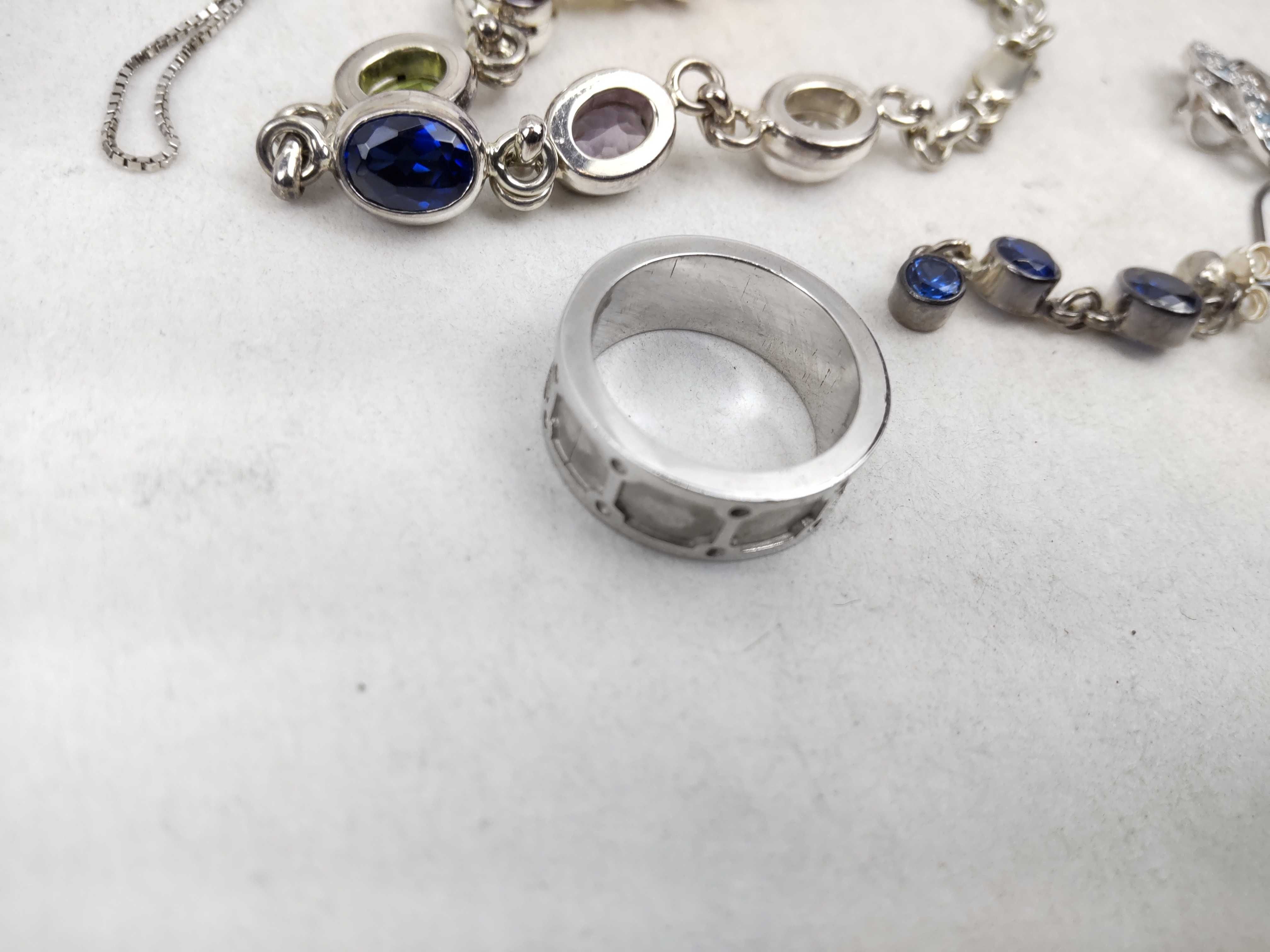 A Collection of Sterling Silver and Multi-Gemstone Jewelry