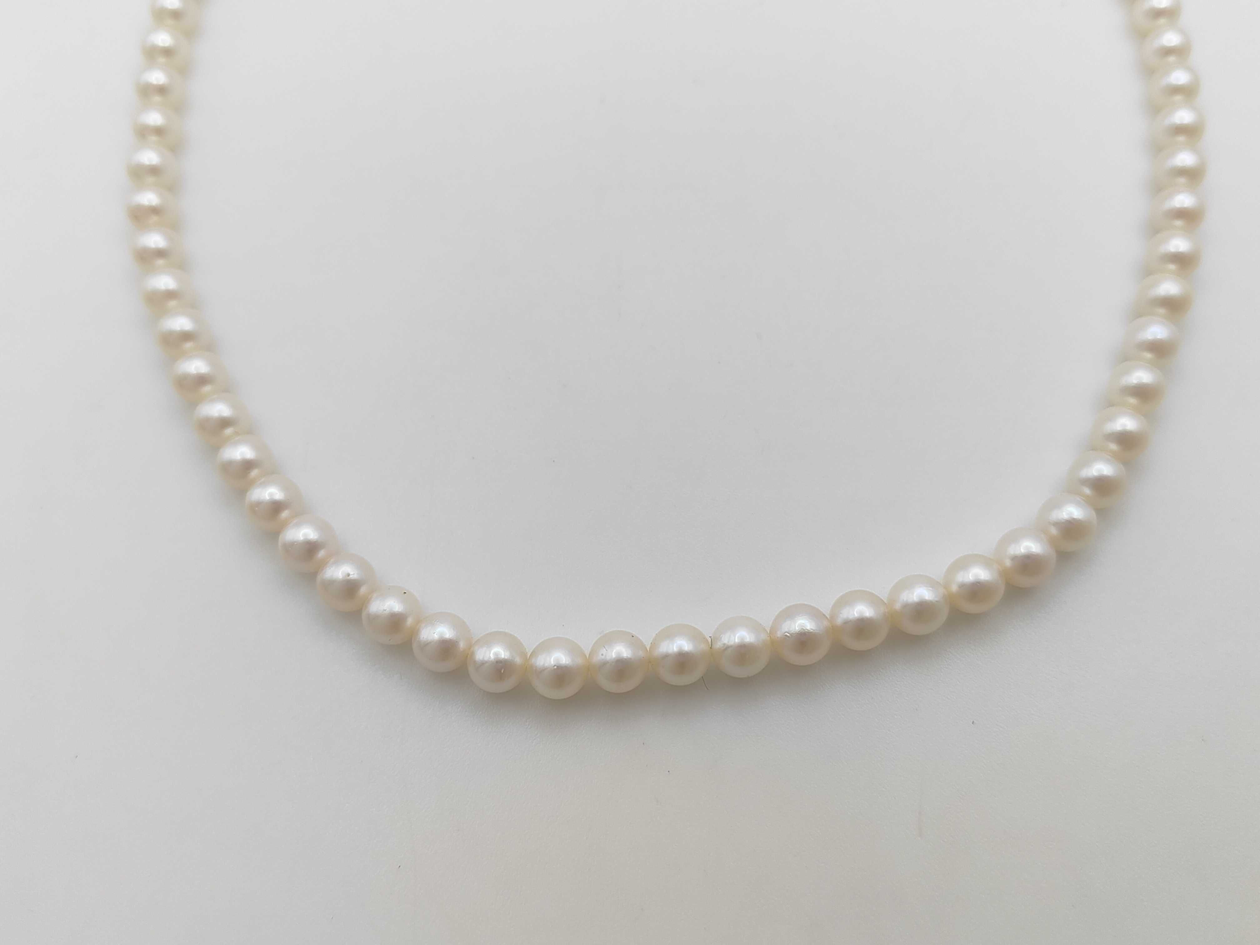 Silver Cultured Pearl Single-Strand Necklace