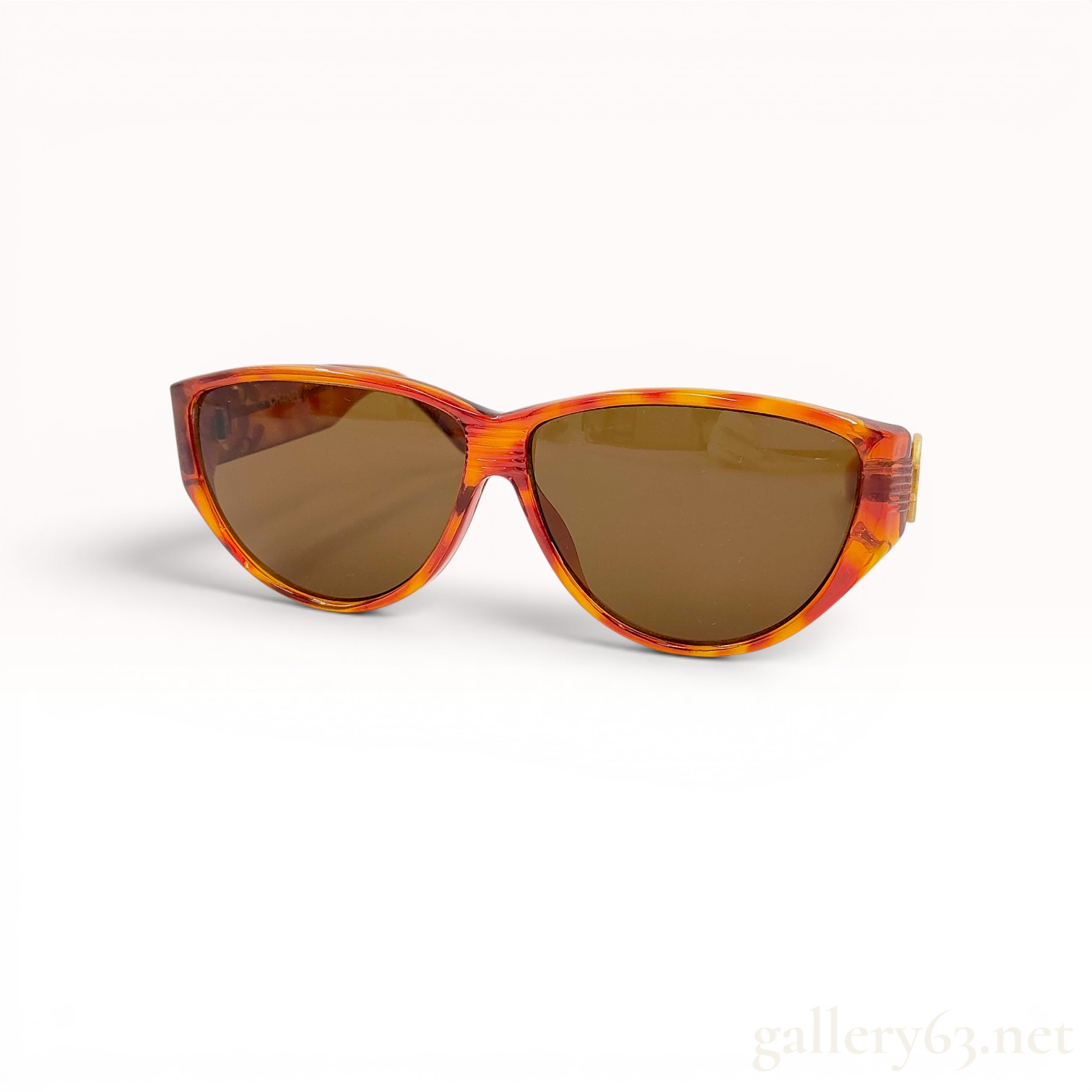 Vintage Chanel Model 0016 Tortoiseshell Acetate Sunglasses, Circa 1990s