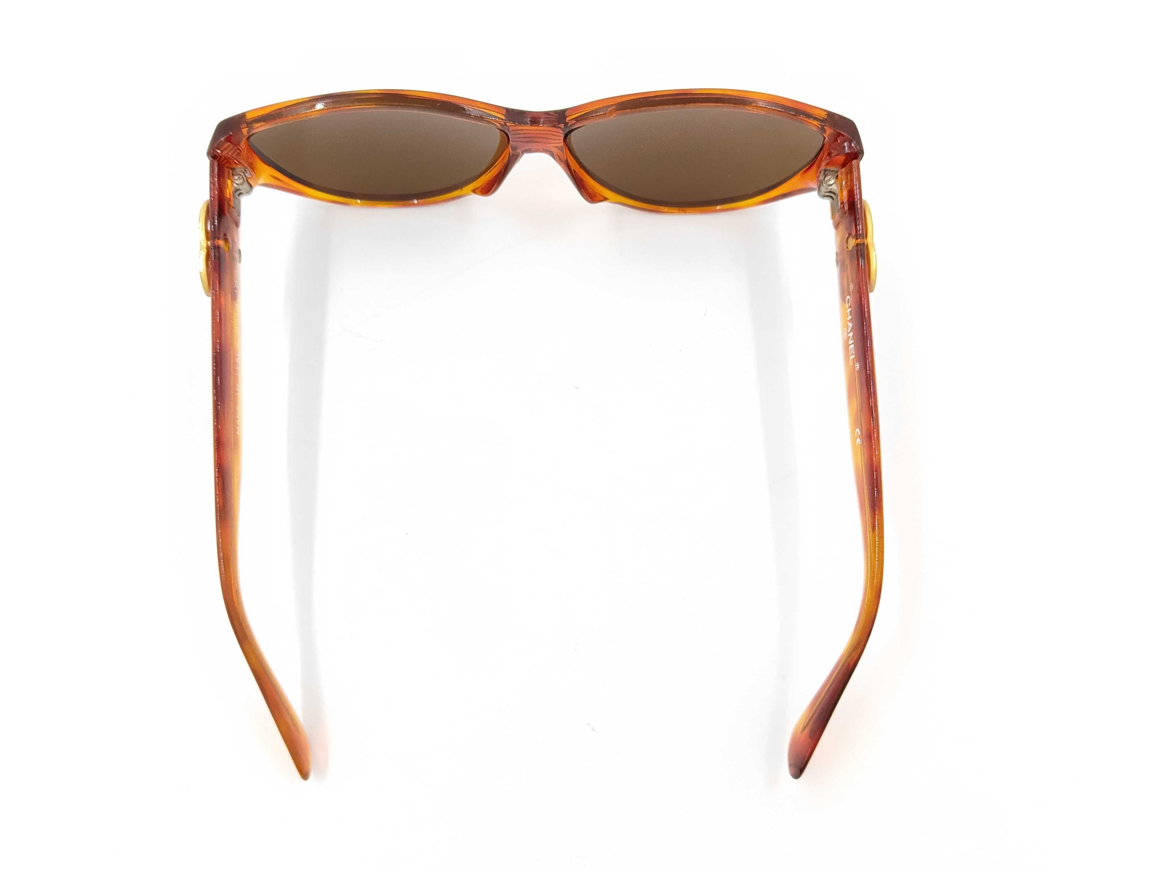 Vintage Chanel Model 0016 Tortoiseshell Acetate Sunglasses, Circa 1990s