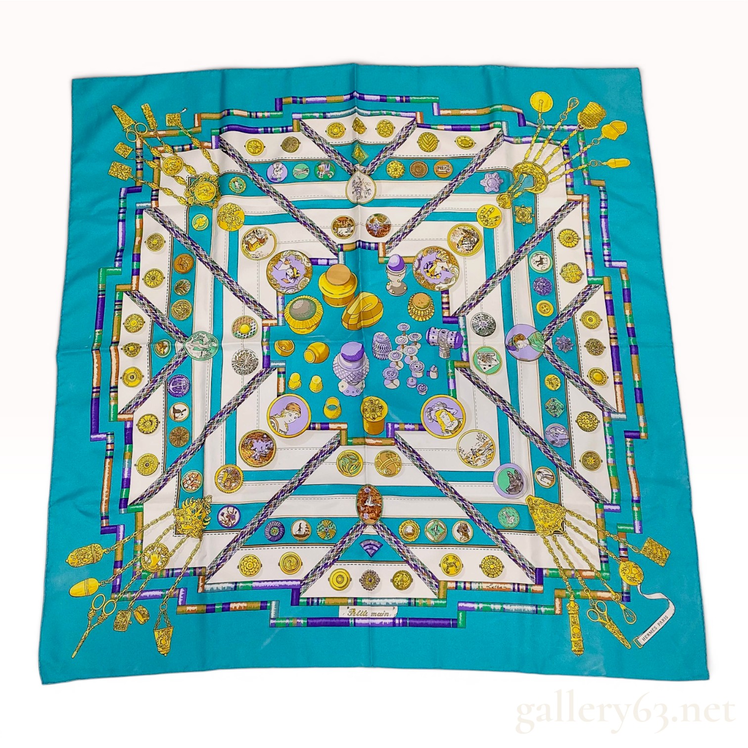 Hermes Petite Main Silk Scarf