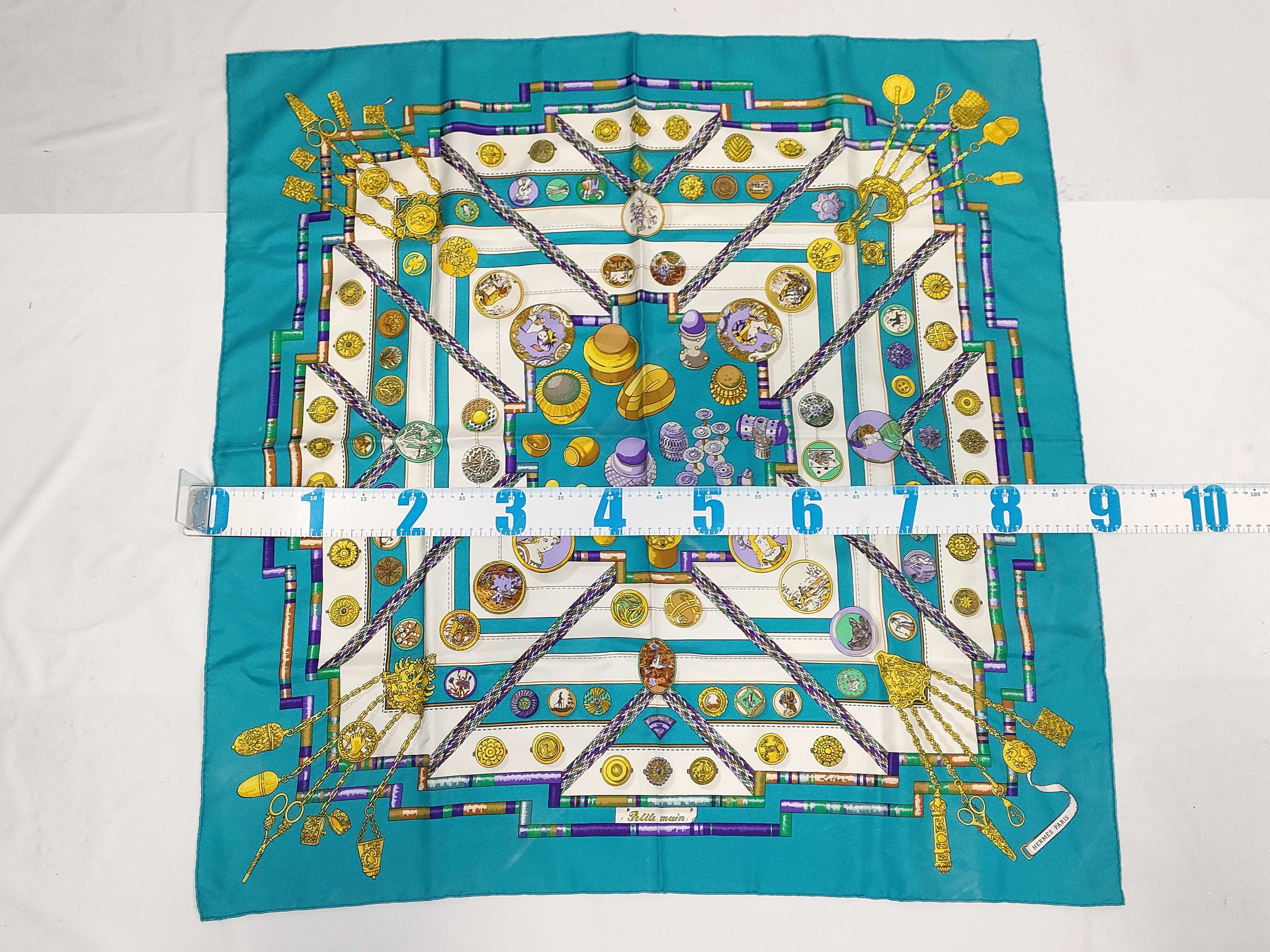 Hermes Petite Main Silk Scarf