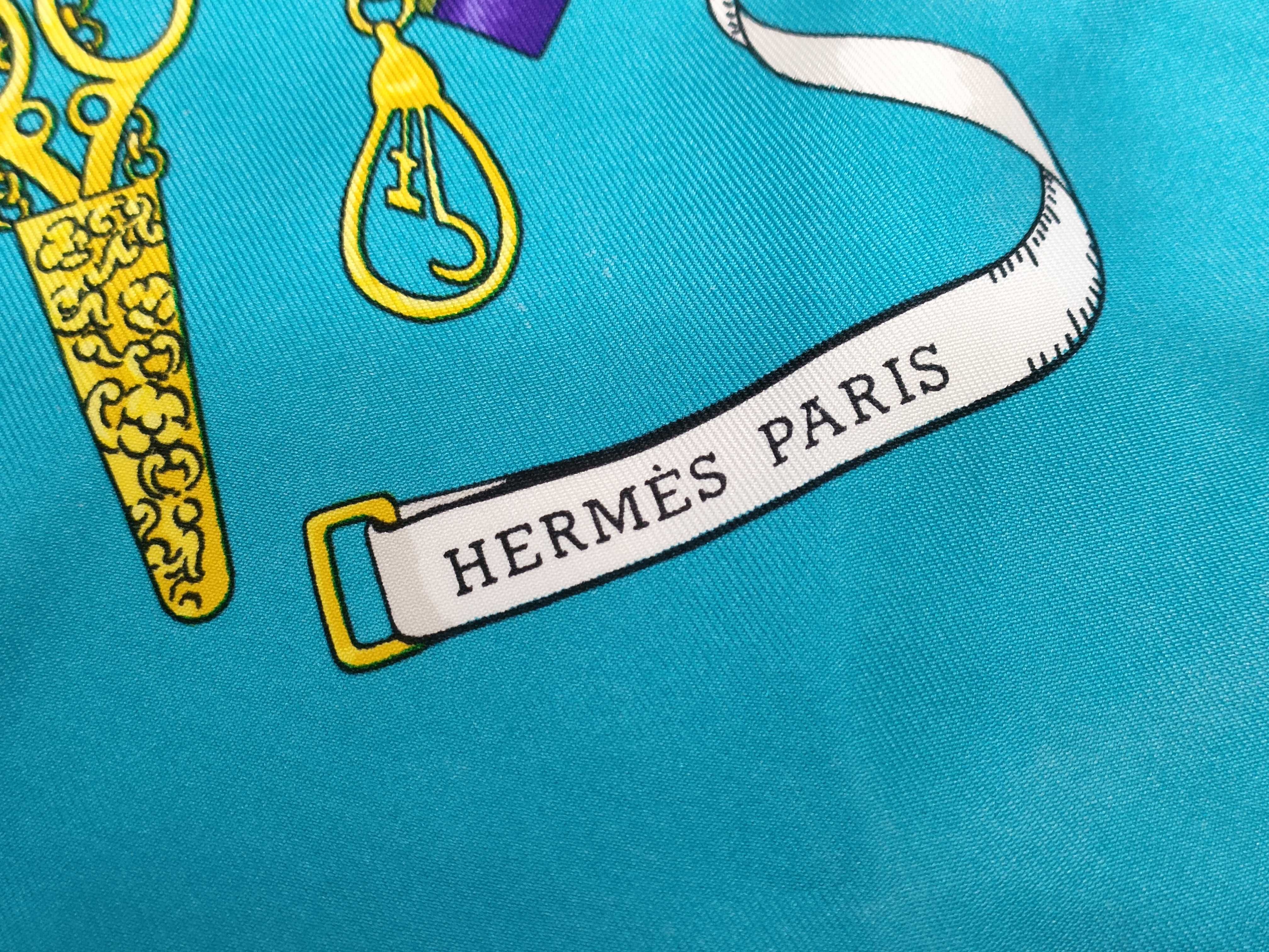 Hermes Petite Main Silk Scarf