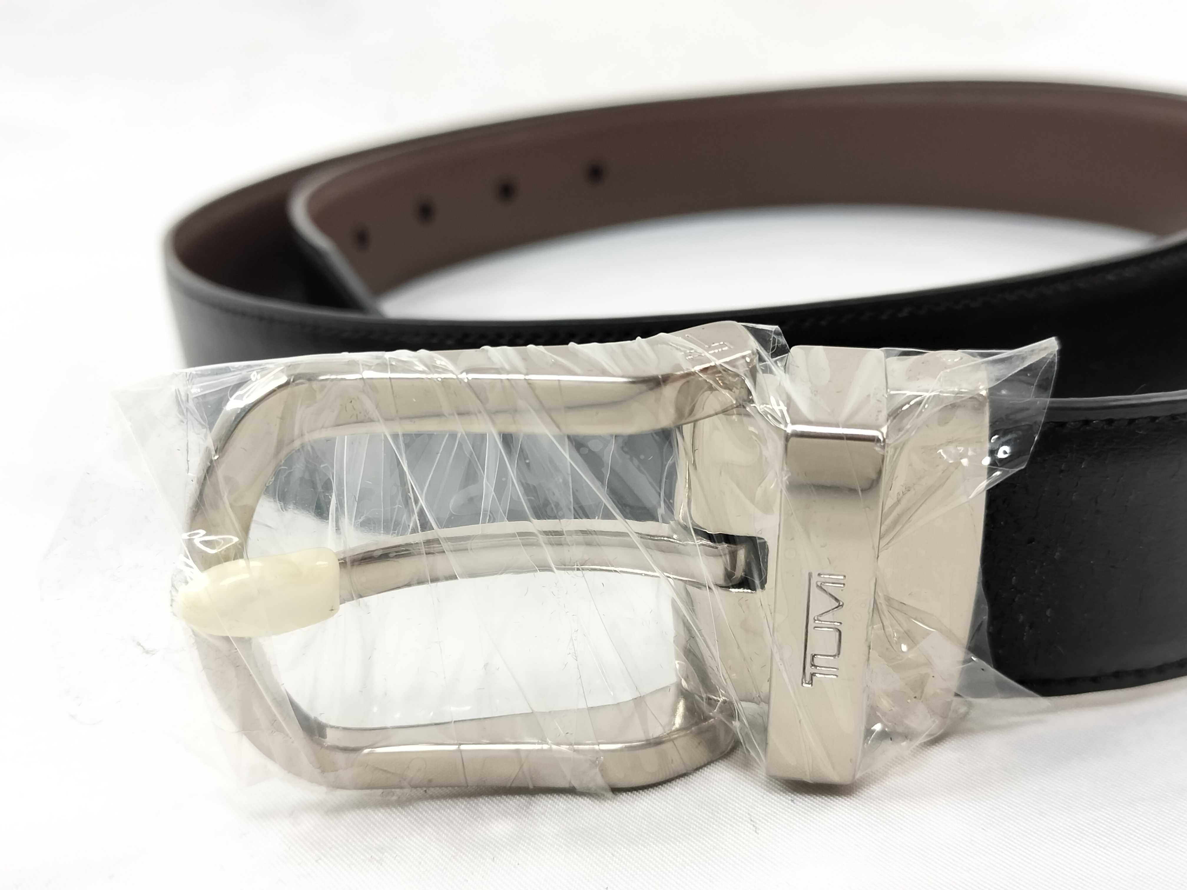 Tumi Men's Reversible Leather Belt with Box