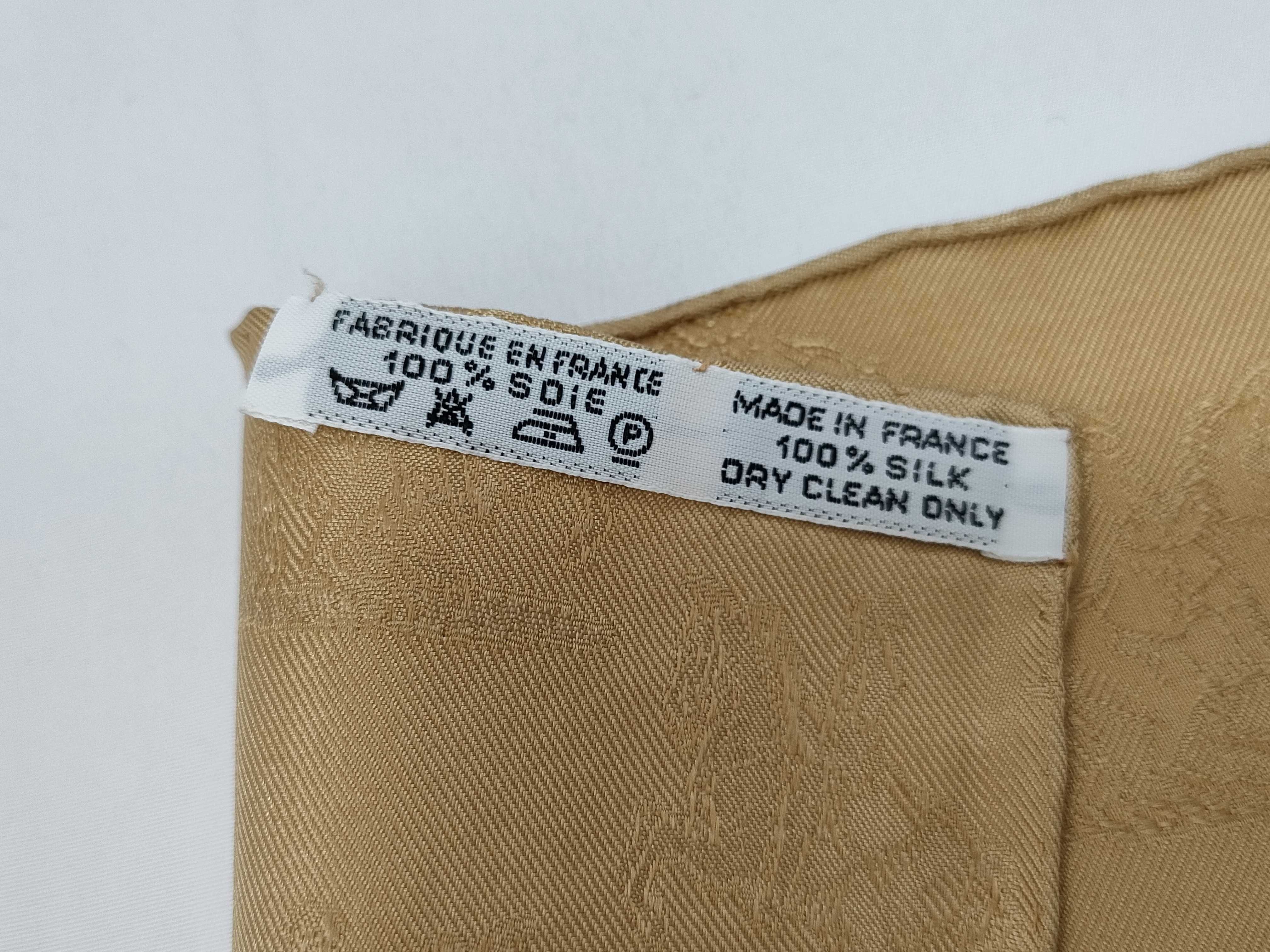 Hermes L'Instruction du Roy Silk Jacquard Scarf with Box