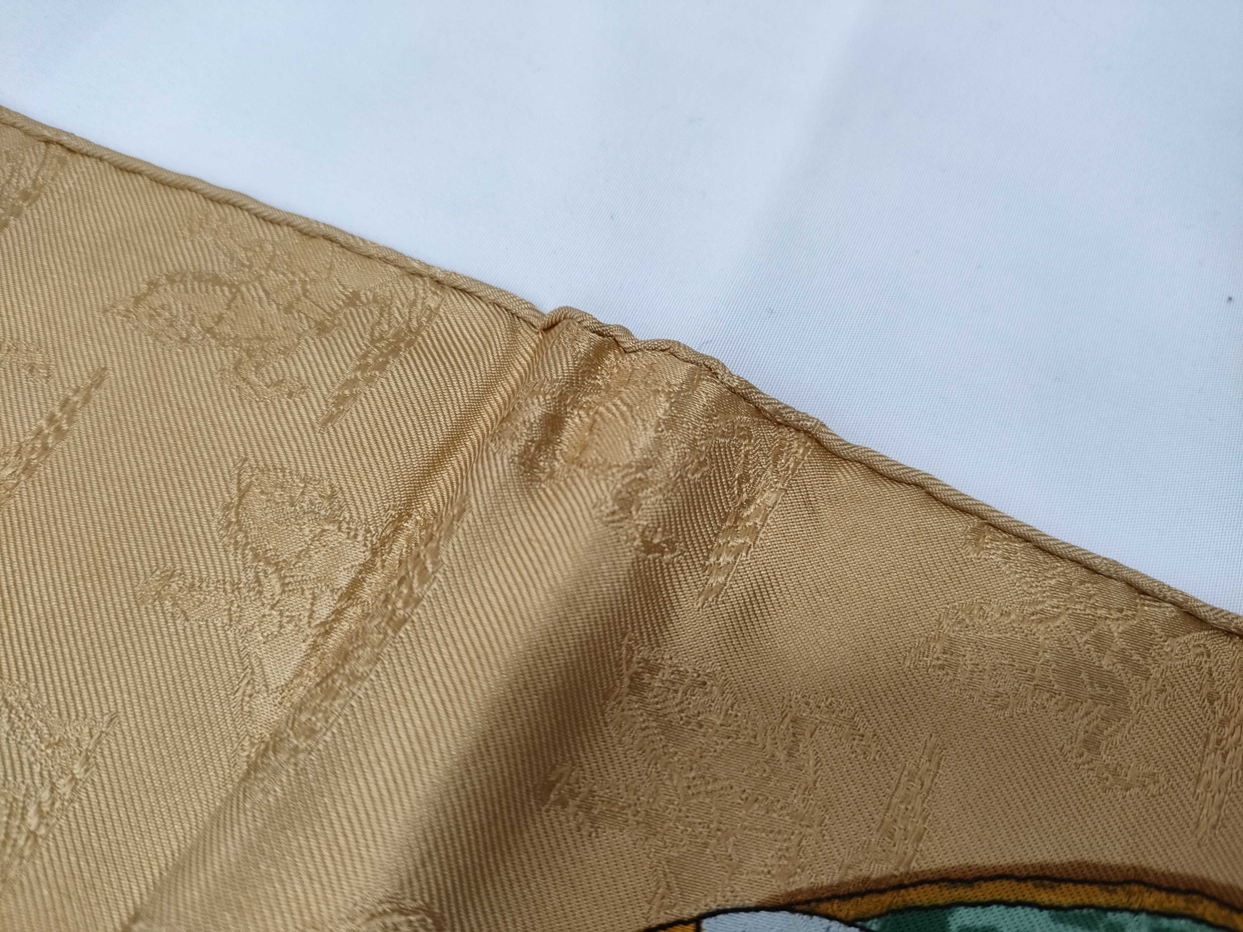 Hermes L'Instruction du Roy Silk Jacquard Scarf with Box