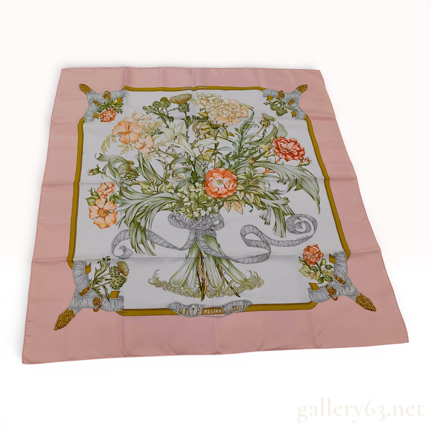 Hermes Regina Silk Scarf by Leila Menchari