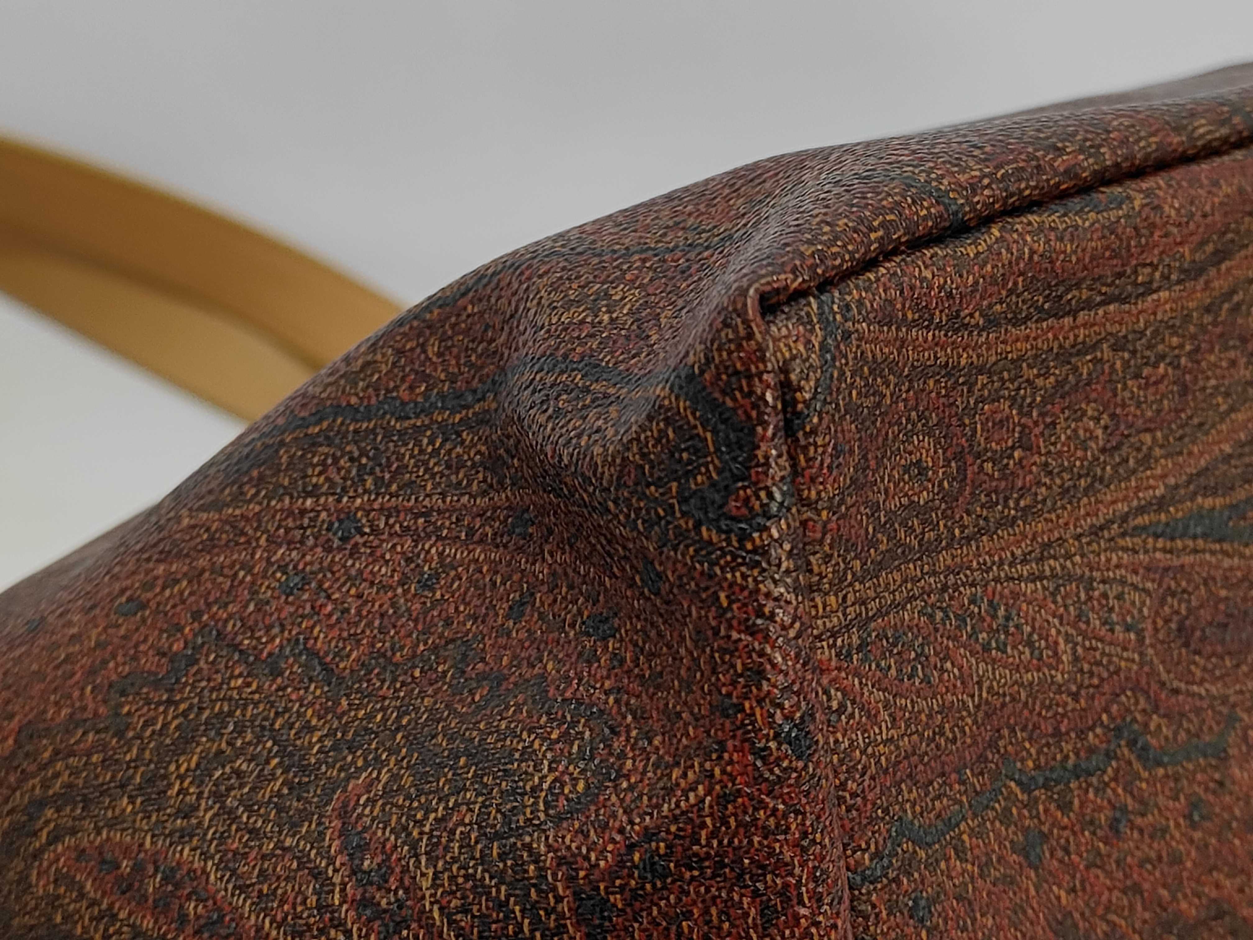 Etro Paisley Coated Canvas Tote Bag