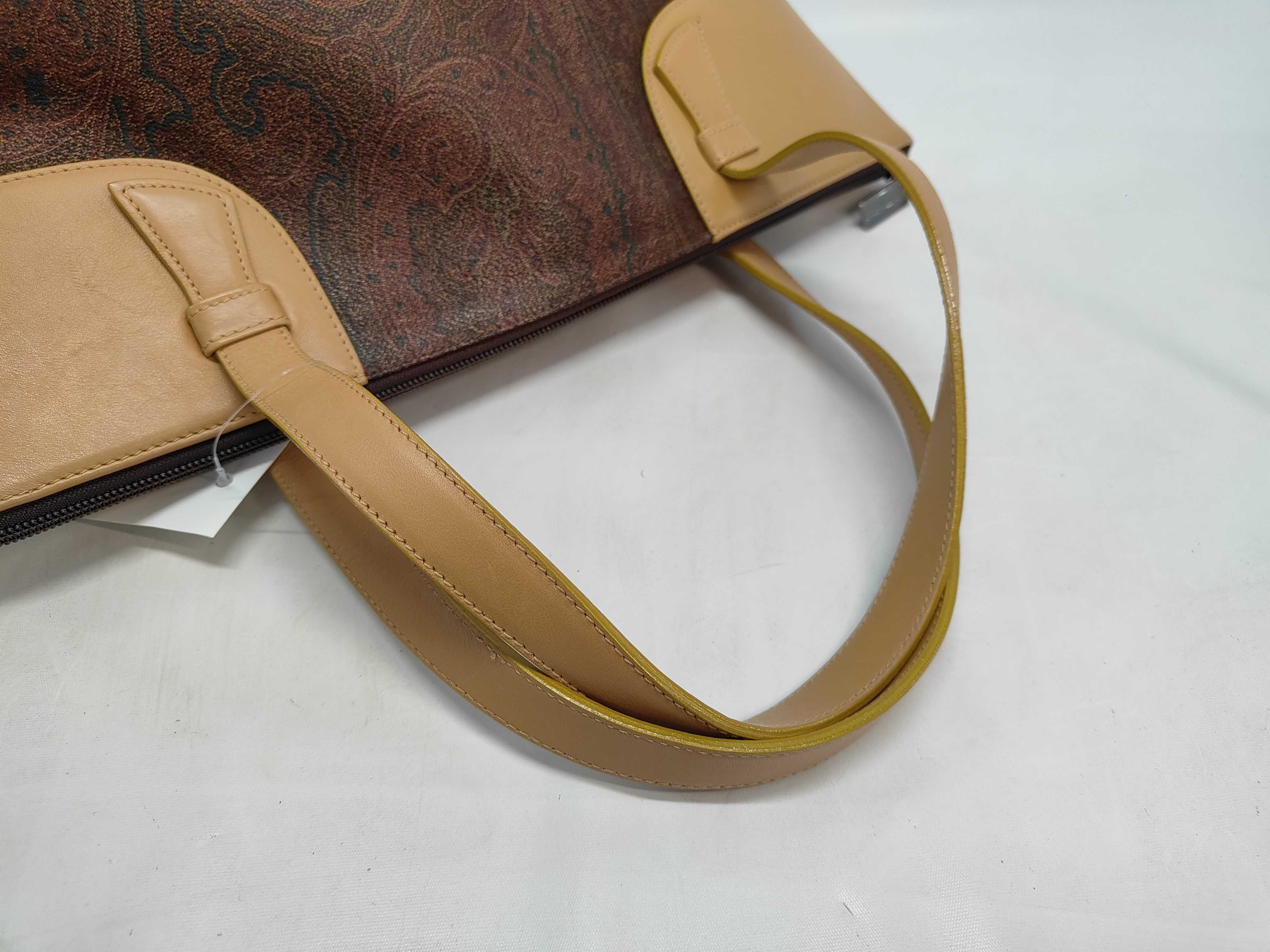 Etro Paisley Coated Canvas Tote Bag