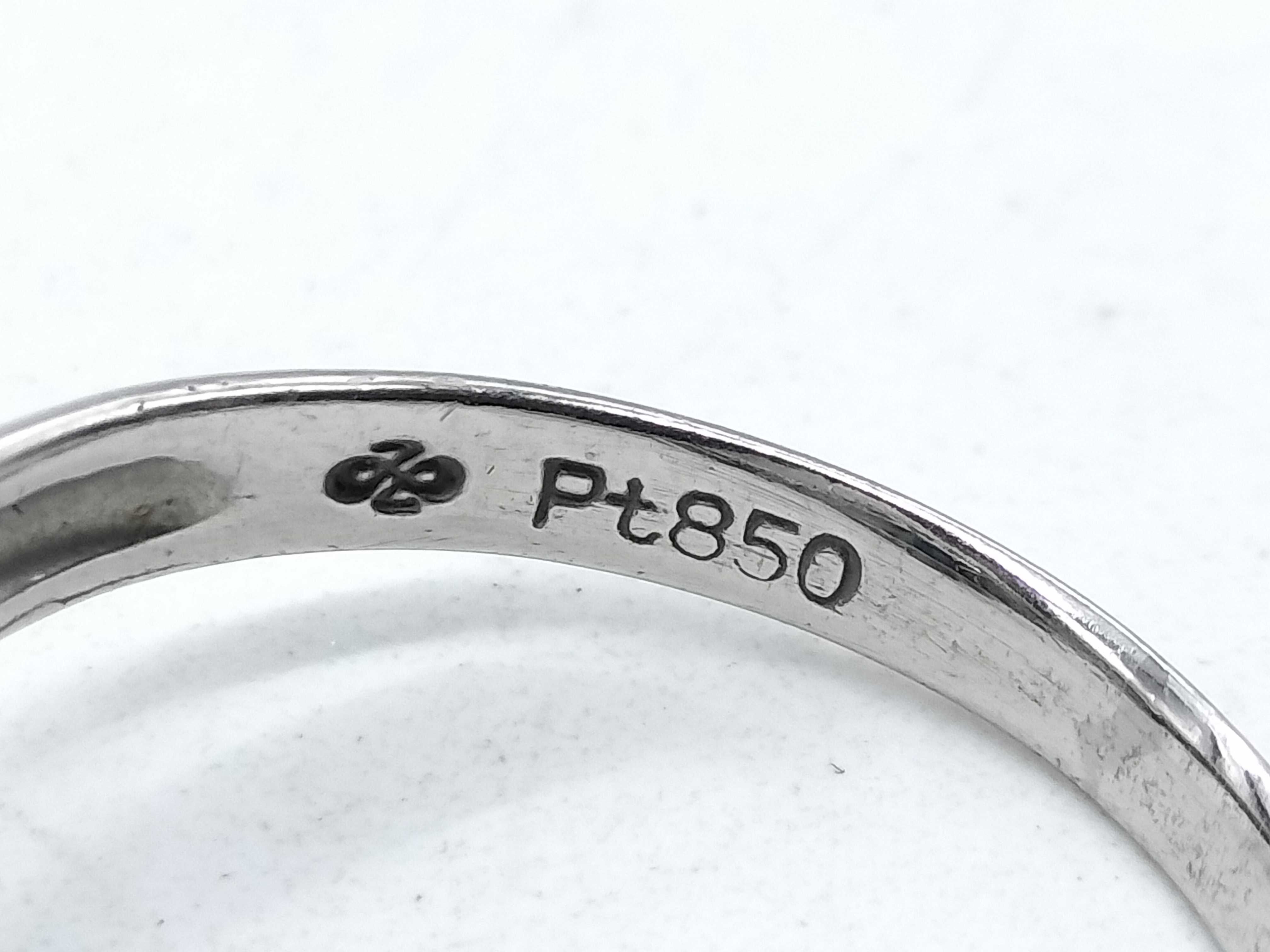 Platinum Sapphire and Diamond Halo Cocktail Ring