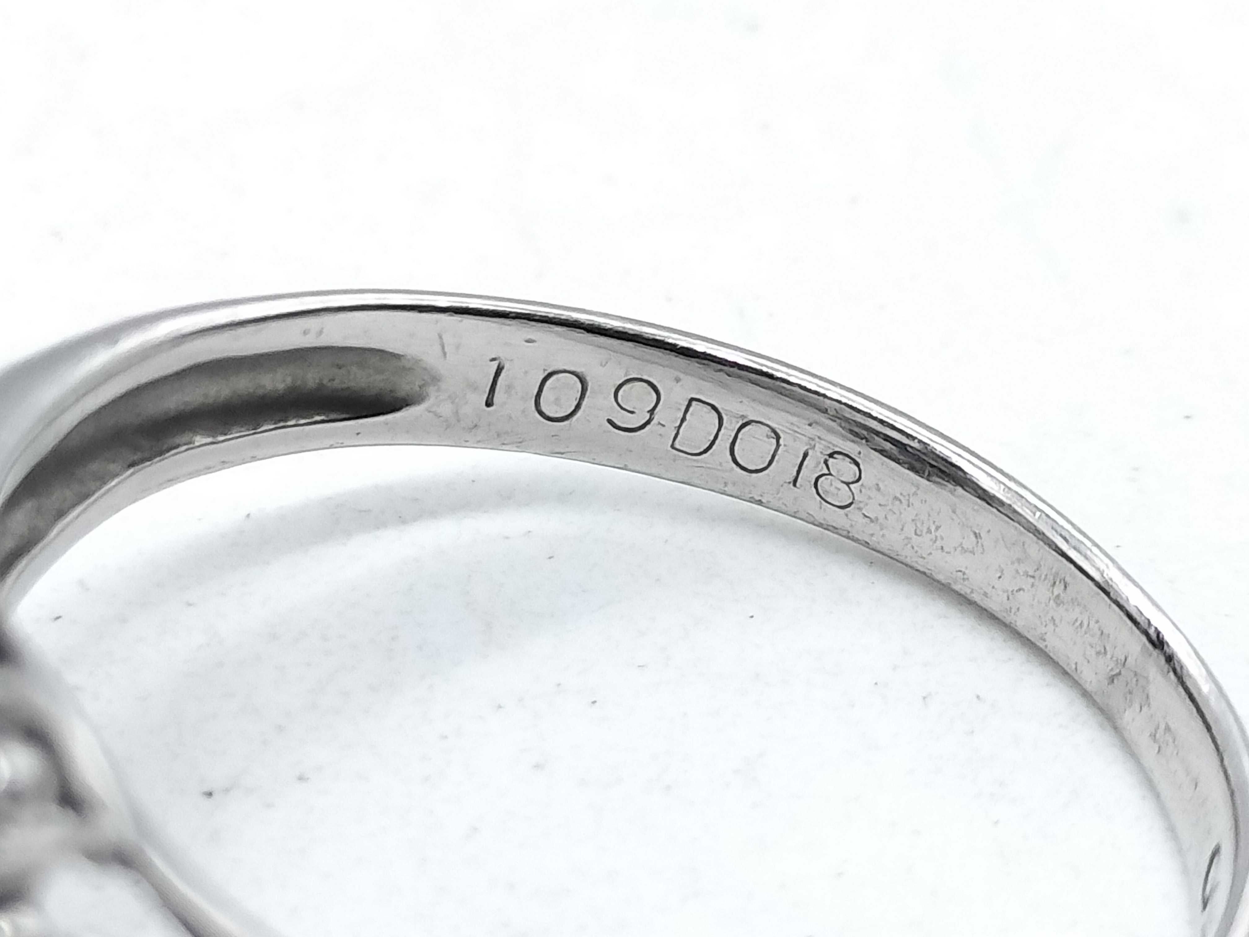 Platinum Sapphire and Diamond Halo Cocktail Ring