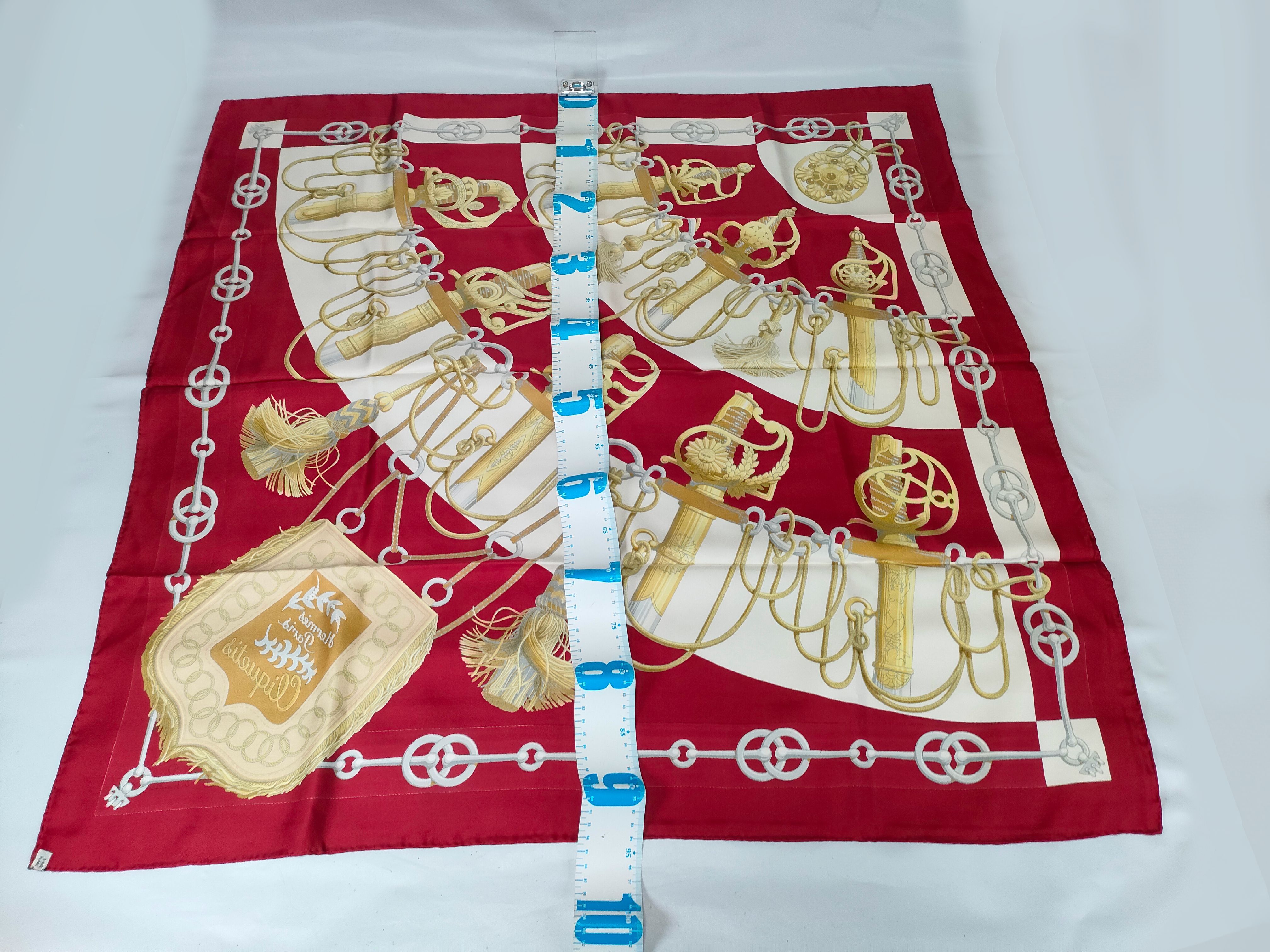 Hermes Cliquetis Silk Scarf by Julia Abadie