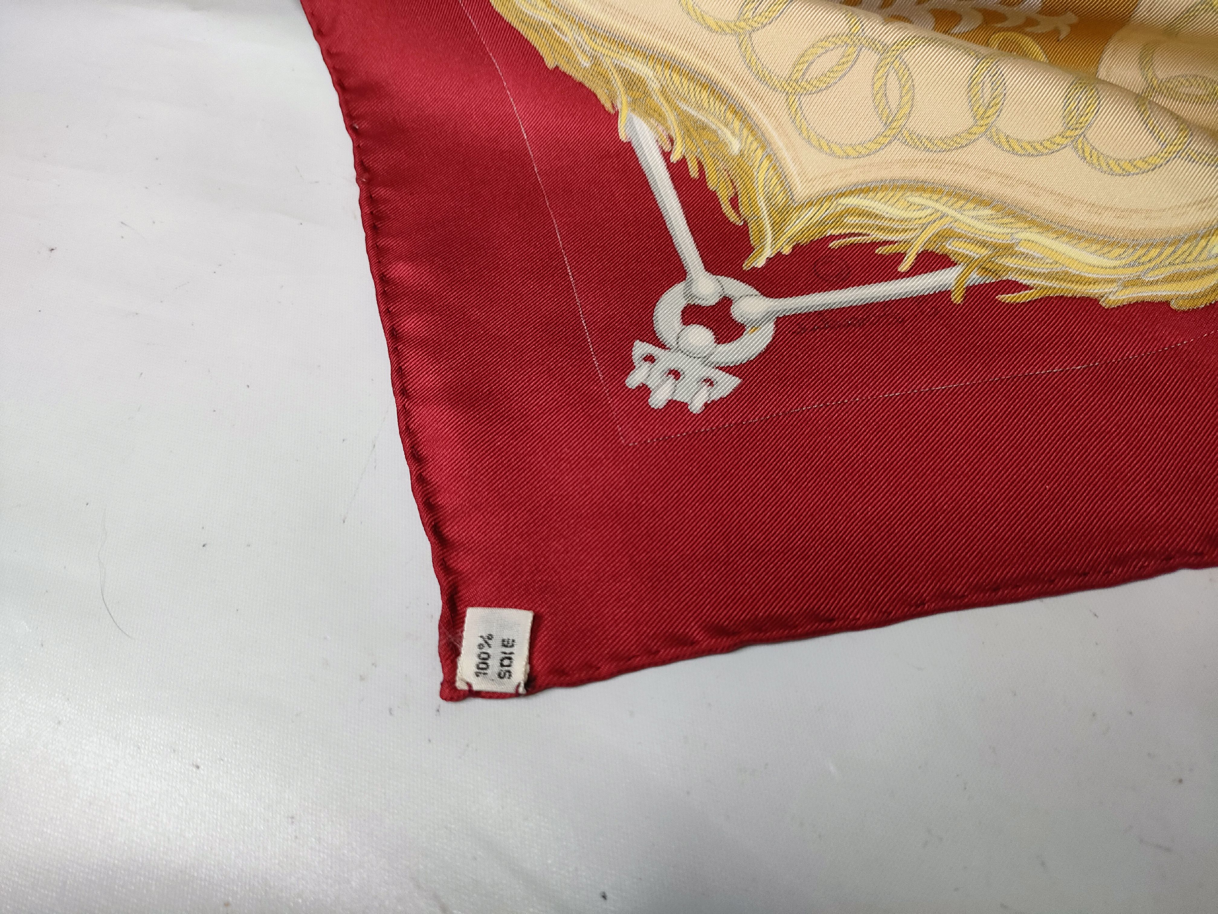 Hermes Cliquetis Silk Scarf by Julia Abadie