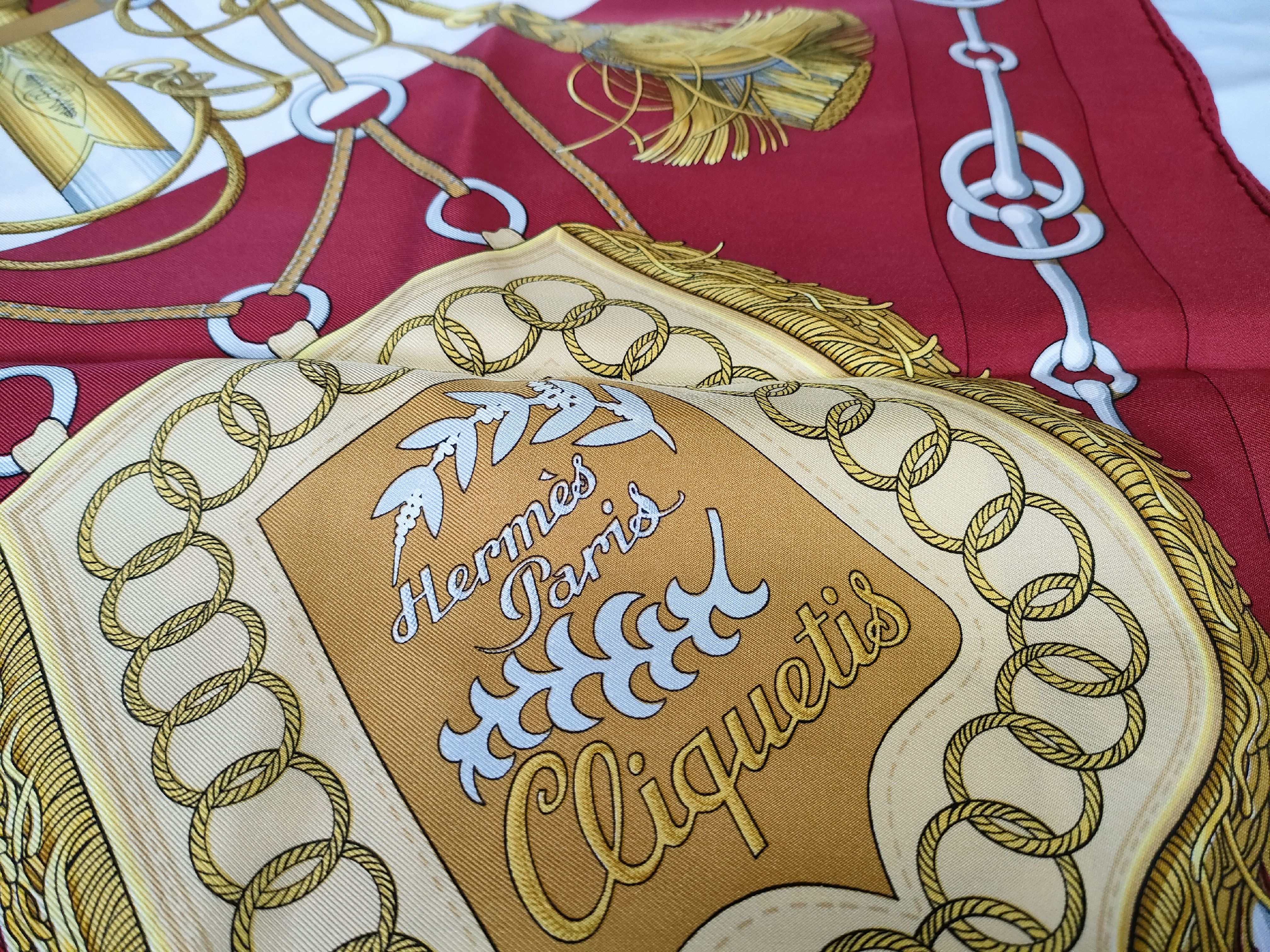 Hermes Cliquetis Silk Scarf by Julia Abadie