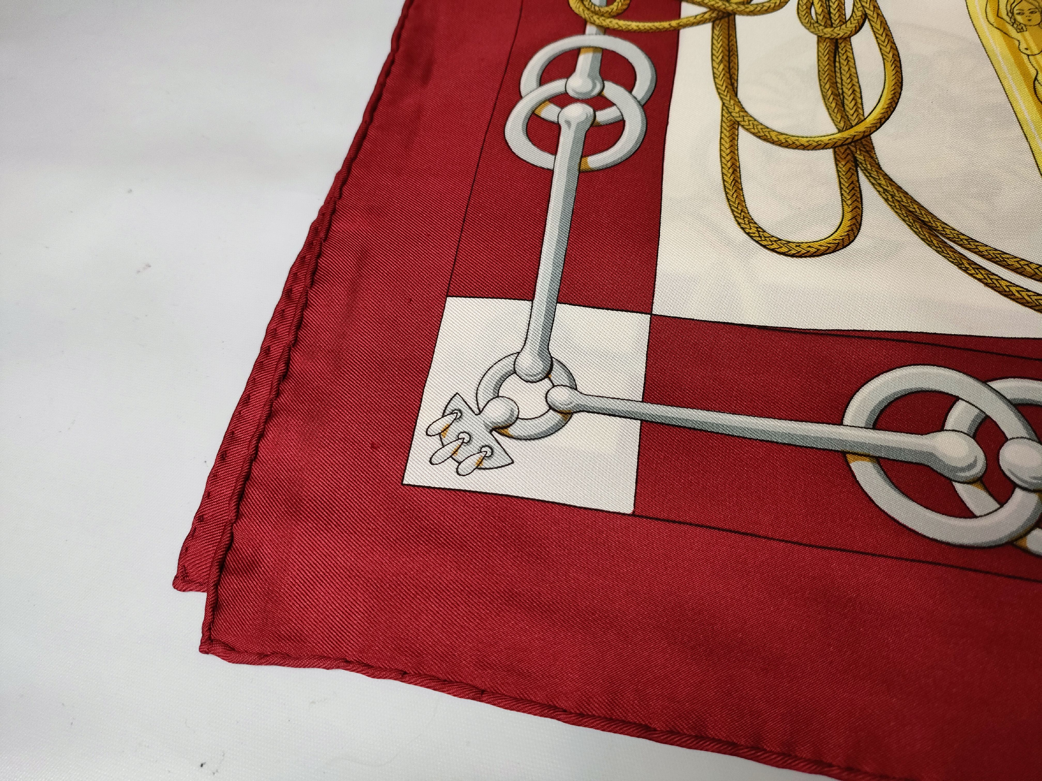 Hermes Cliquetis Silk Scarf by Julia Abadie