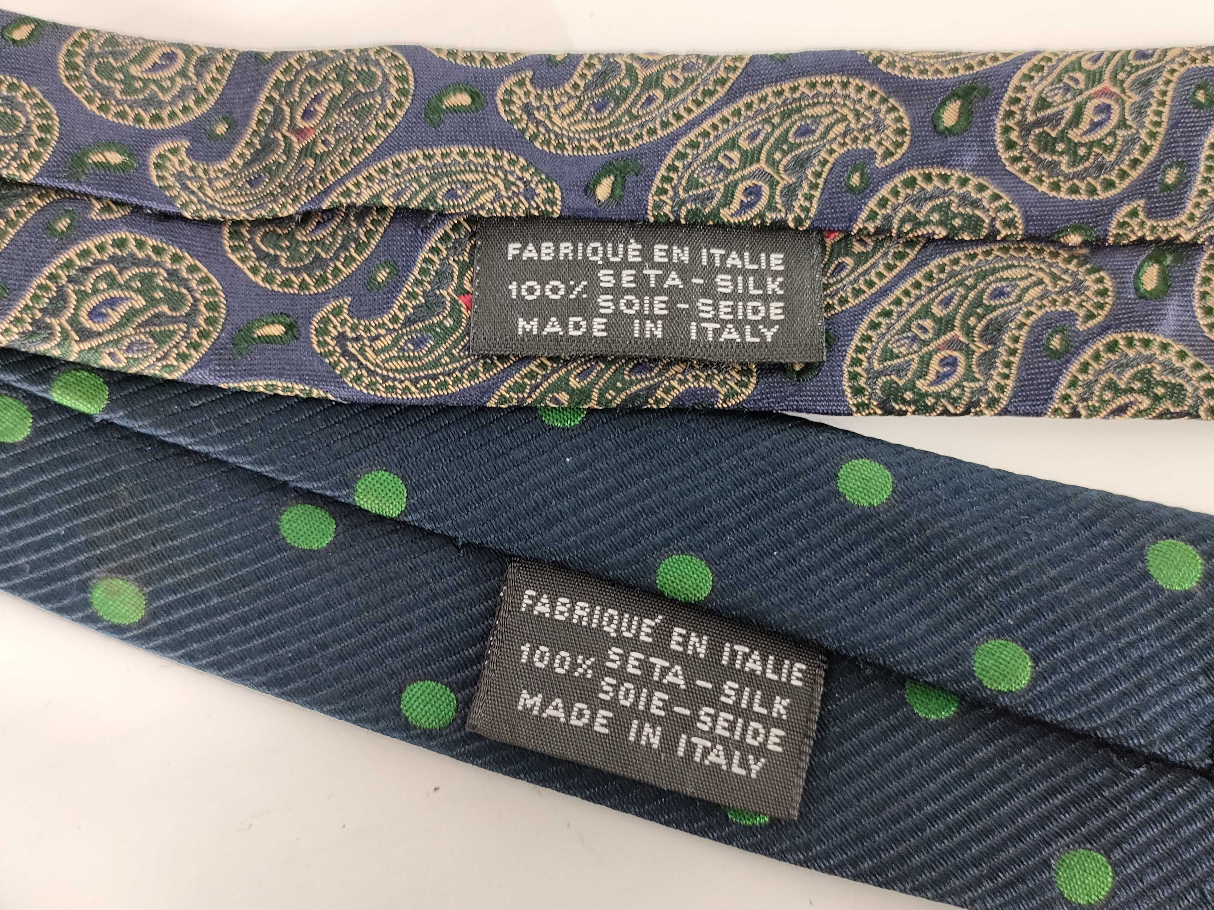 A Trio of Designer Silk Neckties Including Chanel and Louis Vuitton