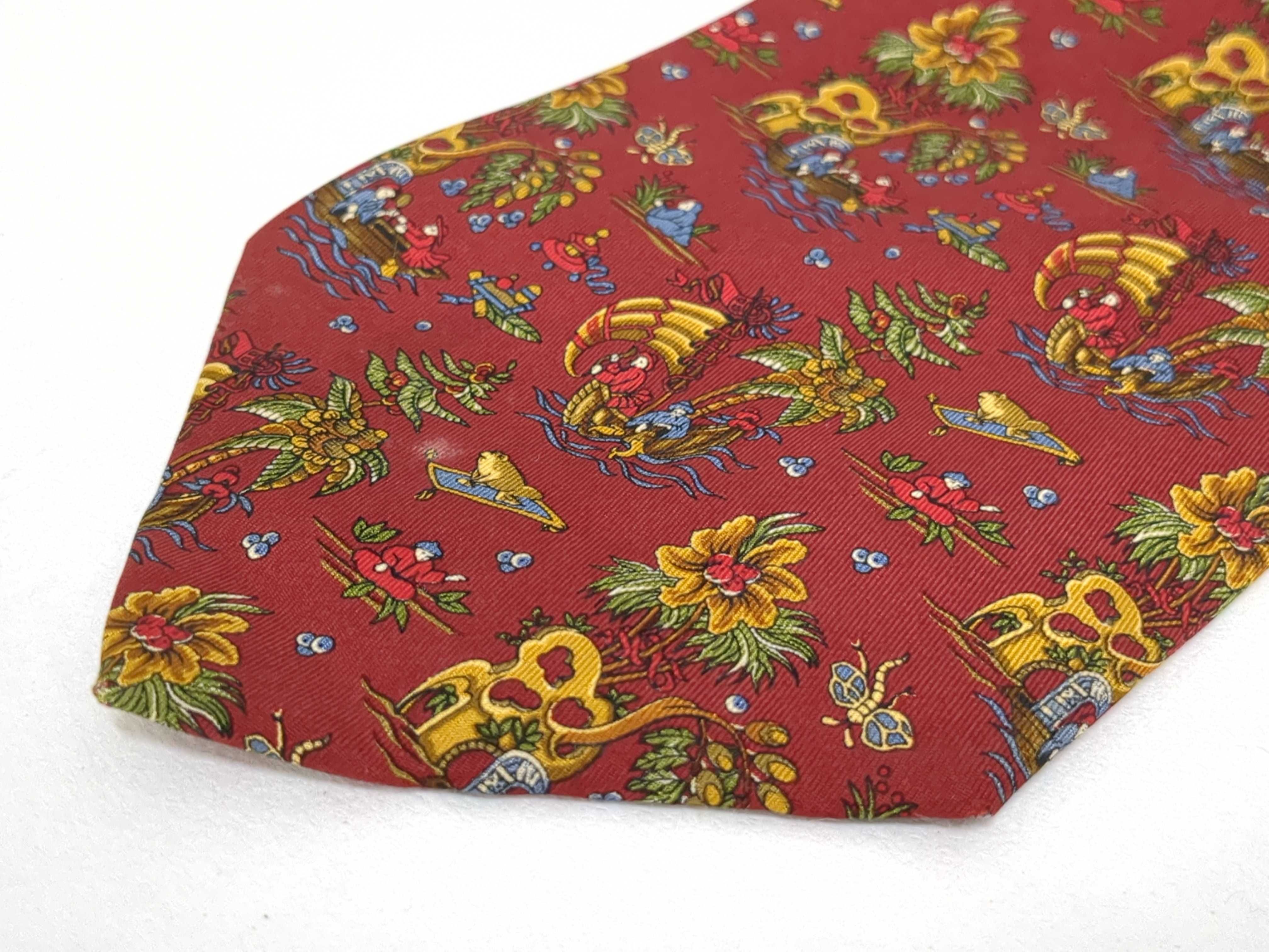 A Trio of Salvatore Ferragamo Silk Men's Neckties
