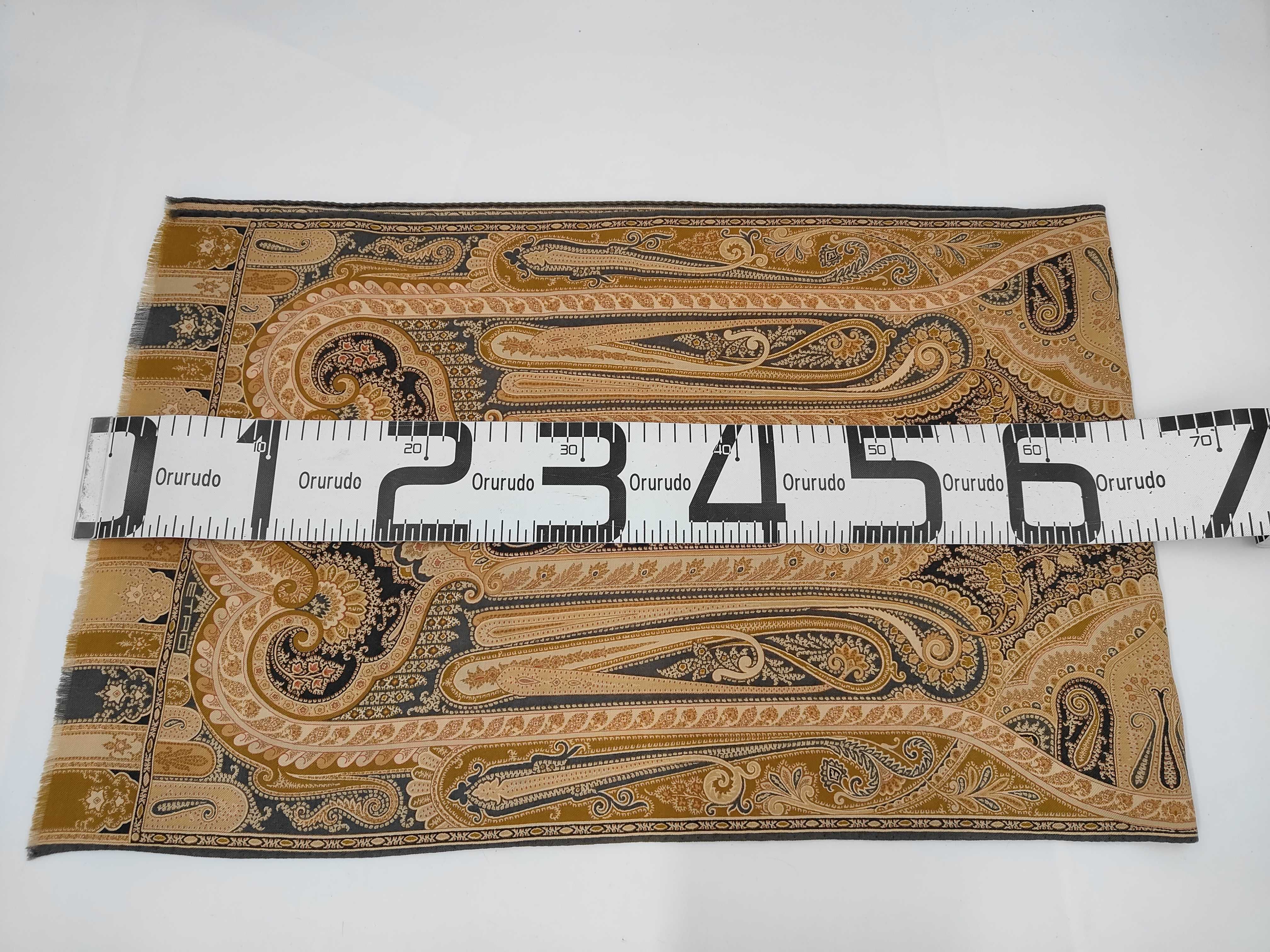 A Set of Two Etro Paisley Print Cashmere and Silk Scarves