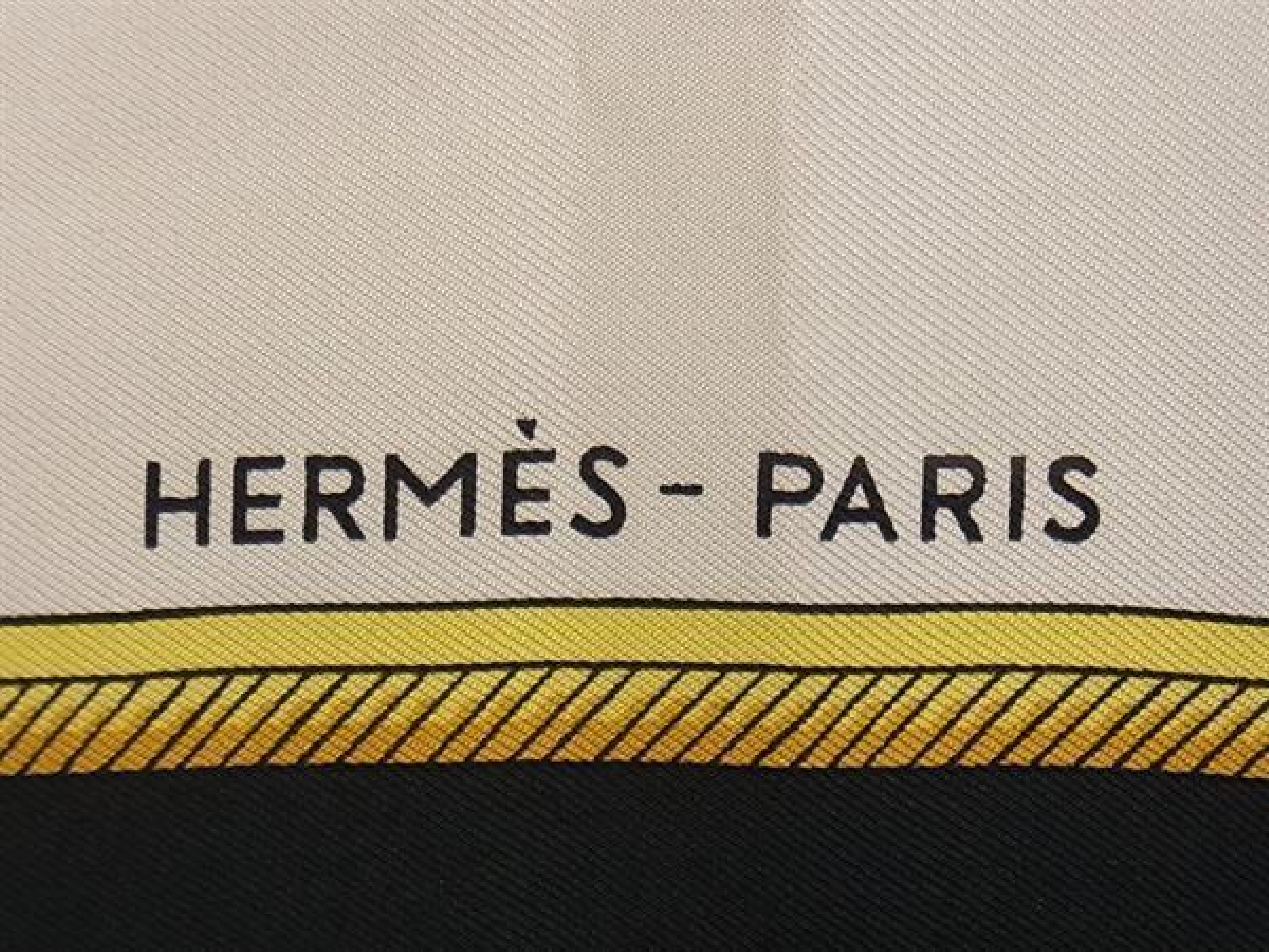 Hermes Les Voitures a Transformation Silk Scarf
